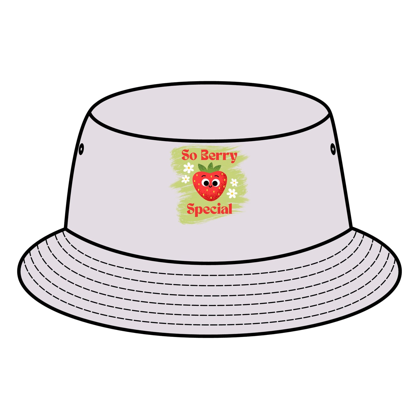 So Berry Special Fruit Pun Bucket Hats | Fun Summer Accessory, Cute Gift for Berry Lovers, Outdoor Events, Festivals, Picnics