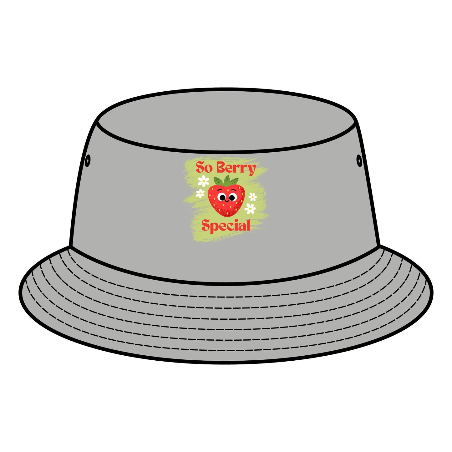 So Berry Special Fruit Pun Bucket Hats | Fun Summer Accessory, Cute Gift for Berry Lovers, Outdoor Events, Festivals, Picnics