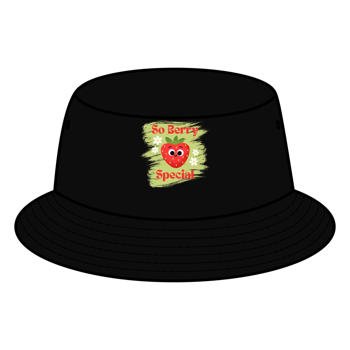 So Berry Special Fruit Pun Bucket Hats | Fun Summer Accessory, Cute Gift for Berry Lovers, Outdoor Events, Festivals, Picnics