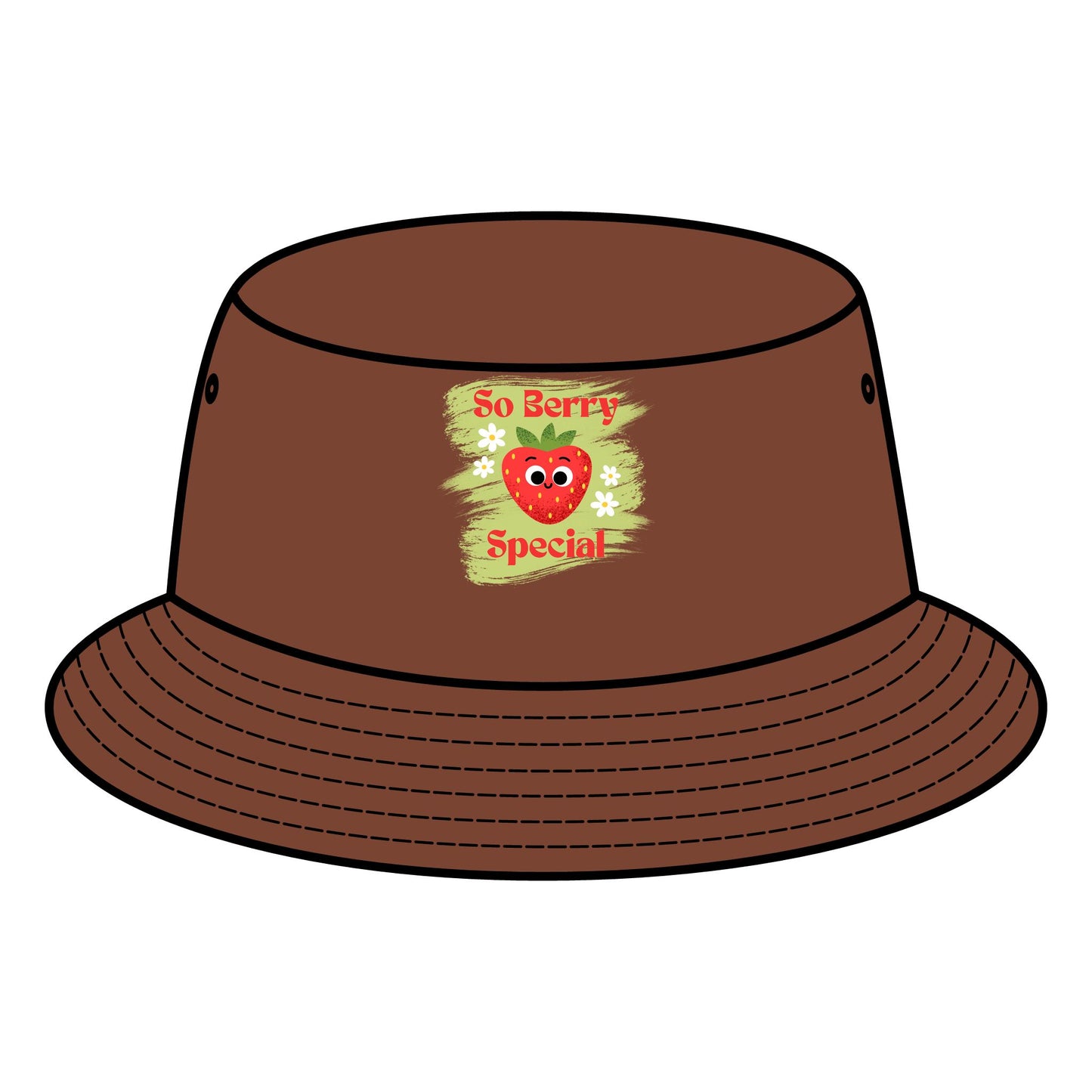 So Berry Special Fruit Pun Bucket Hats | Fun Summer Accessory, Cute Gift for Berry Lovers, Outdoor Events, Festivals, Picnics
