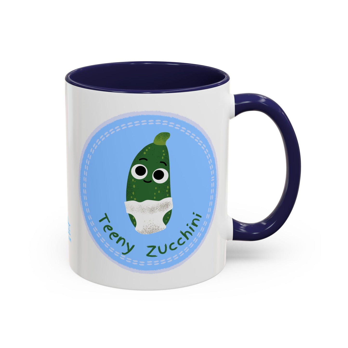 Cute Teeny Zucchini Coffee Mug – Fun Gift for Gardeners, Veggie Lovers, Kitchen Decor, Home Office, Birthday