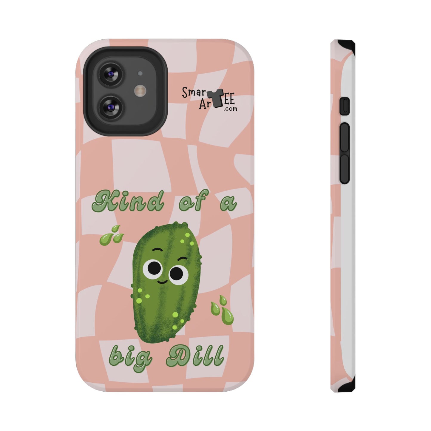 Cute Cucumber Phone Case, Funny Phone Case, Gift for Vegetable Lovers, Quirky Mobile Accessories, Summer Vibes, Kind of a Big Dill