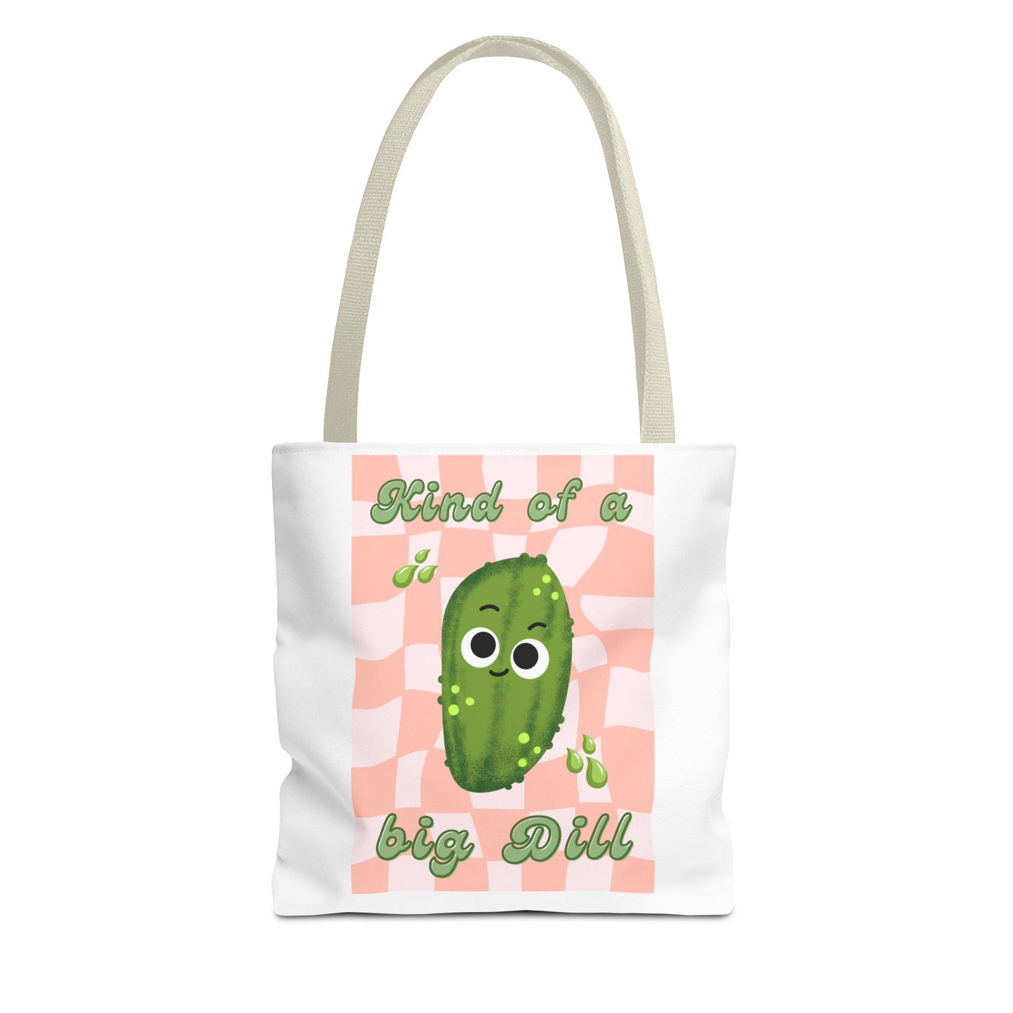 Playful Pickle Tote Bag: Cute, Funny, Quirky, Eco-Friendly, Gift Bag, Everyday Use, Beach Bag, Market Bag
