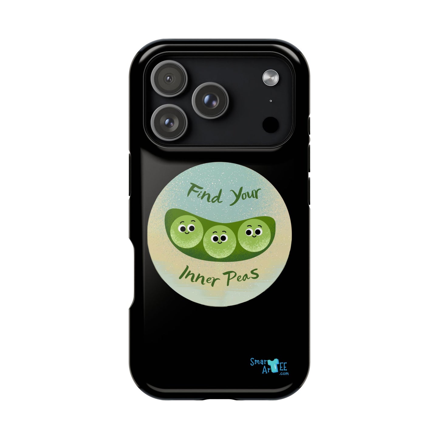 Find Your Inner Peas Phone Case | Impact-Resistant, Cute Phone Cover for Veggie Lovers, Gift for Friends, Fun Phone Accessories