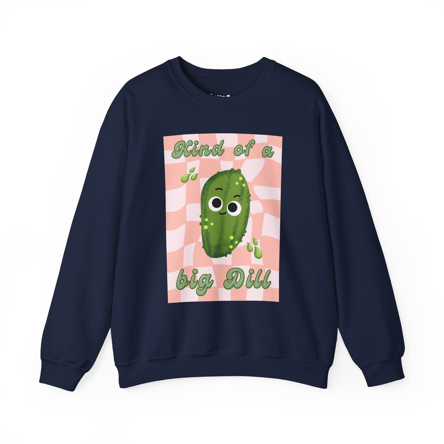 Whimsical Pickle Pun Sweatshirt, Funny Cozy Vegetable Pun Sweatshirt, Whimsical Gift Ideas, Fun For All