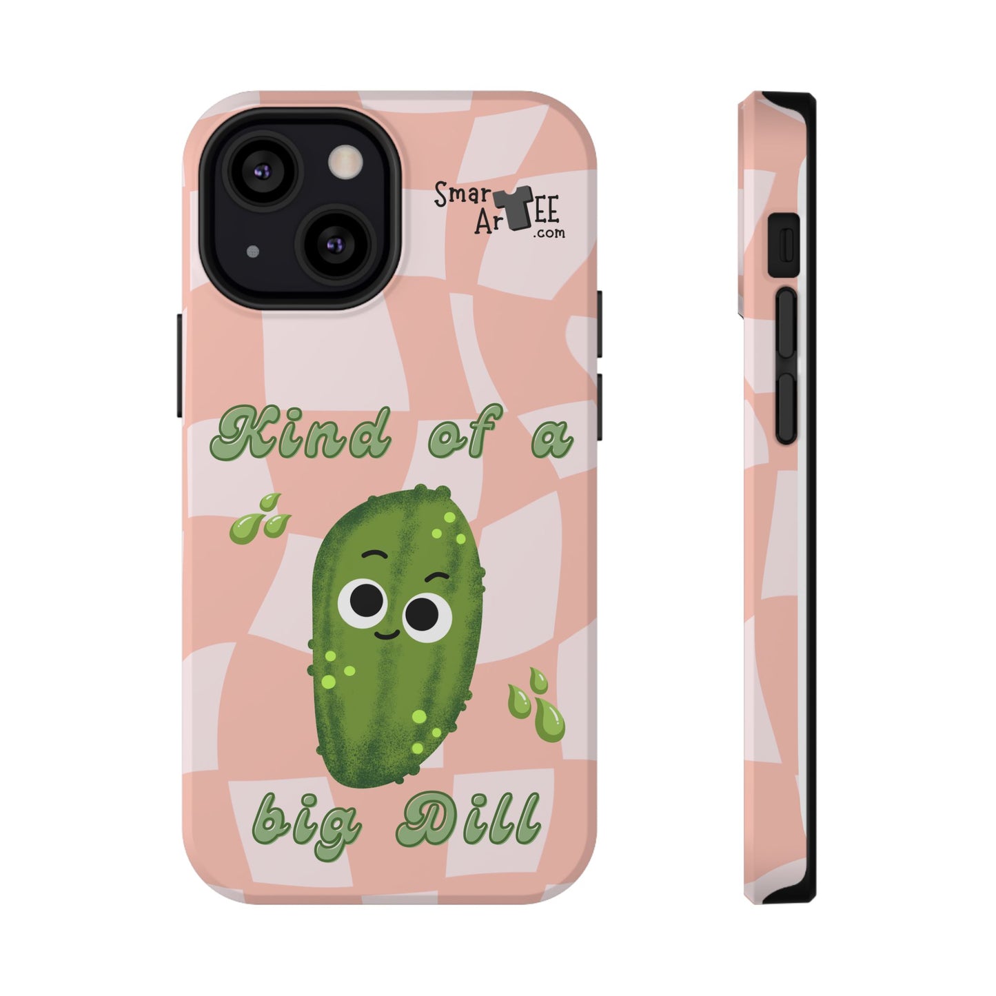 Cute Cucumber Phone Case, Funny Phone Case, Gift for Vegetable Lovers, Quirky Mobile Accessories, Summer Vibes, Kind of a Big Dill
