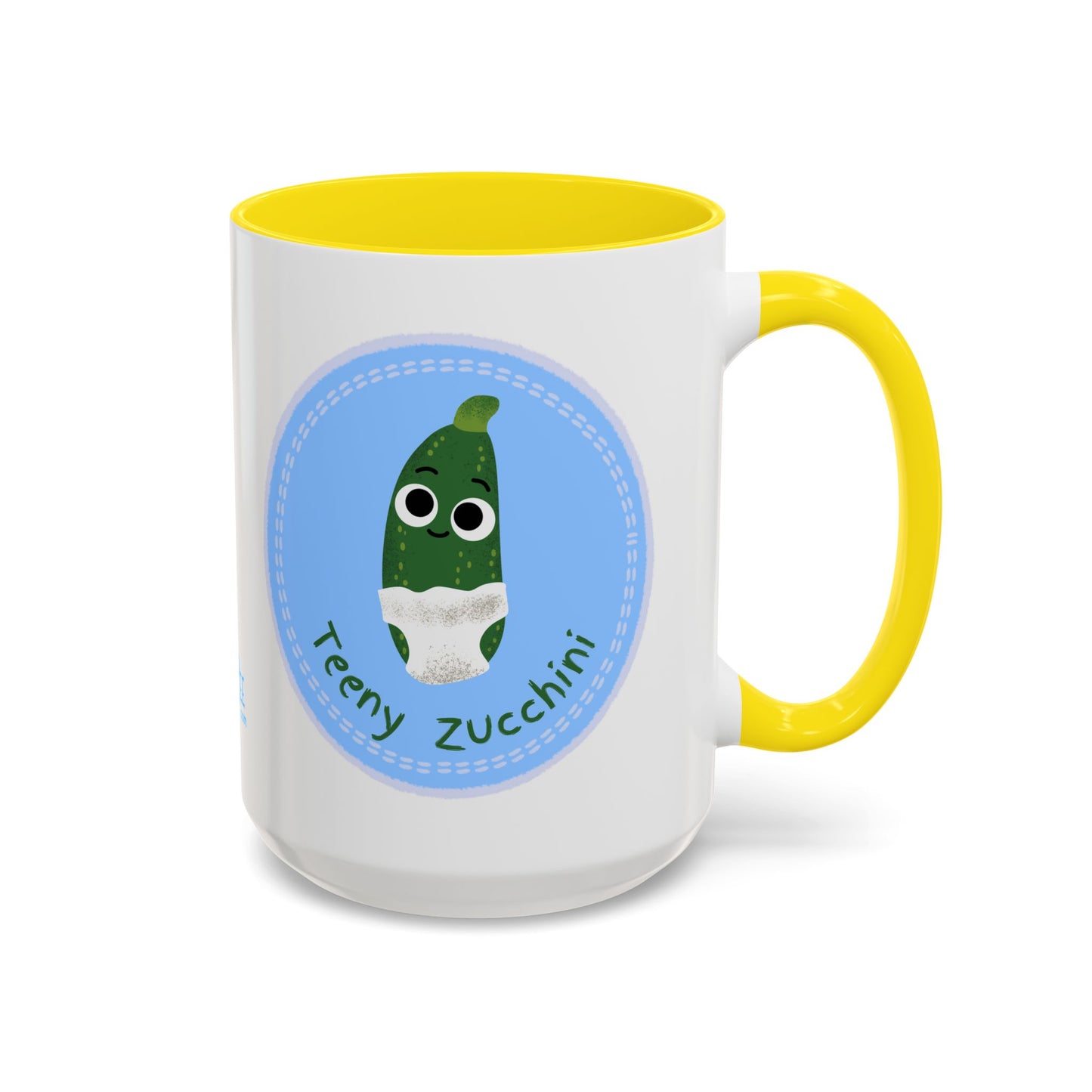 Cute Teeny Zucchini Coffee Mug – Fun Gift for Gardeners, Veggie Lovers, Kitchen Decor, Home Office, Birthday