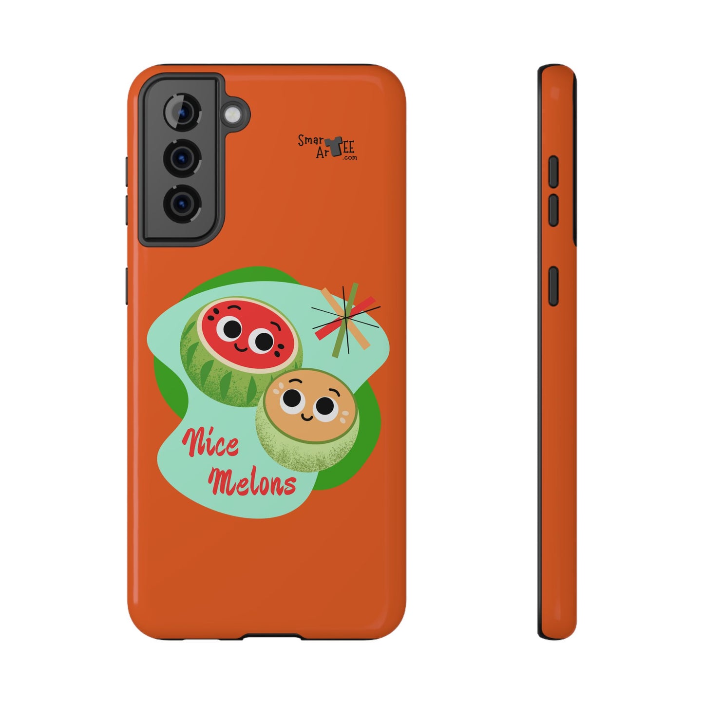 Cute Fruit Phone Case - Nice Melons Design, Impact-Resistant, Fun Gift for Kids, Phone Accessories for Celebrations, Fruit Lovers