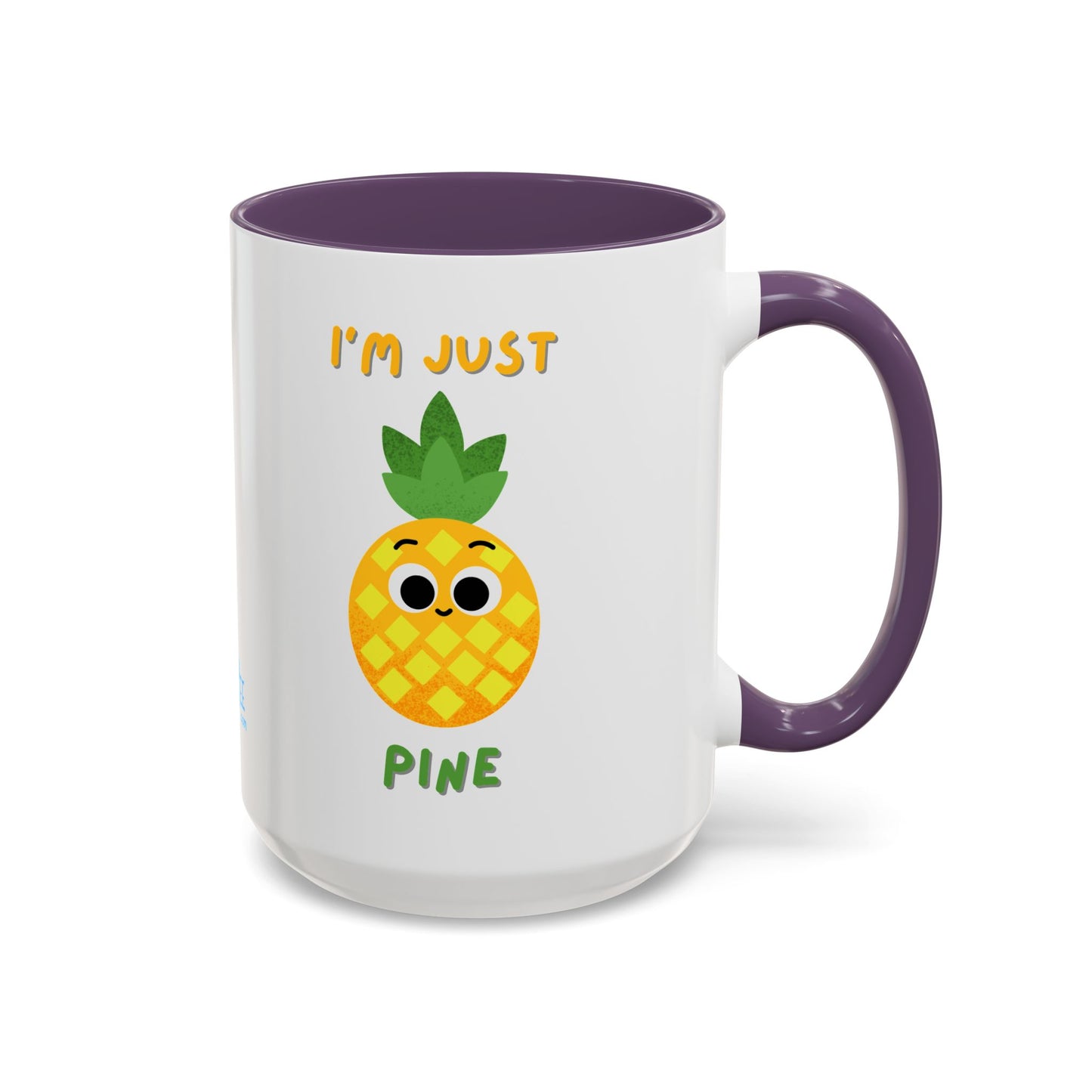 Cute Pineapple Accent Coffee Mug for Tropical Vibes, Gift for Fruit Lovers, Funny Mug, Kitchen Decor, Summer Beverage