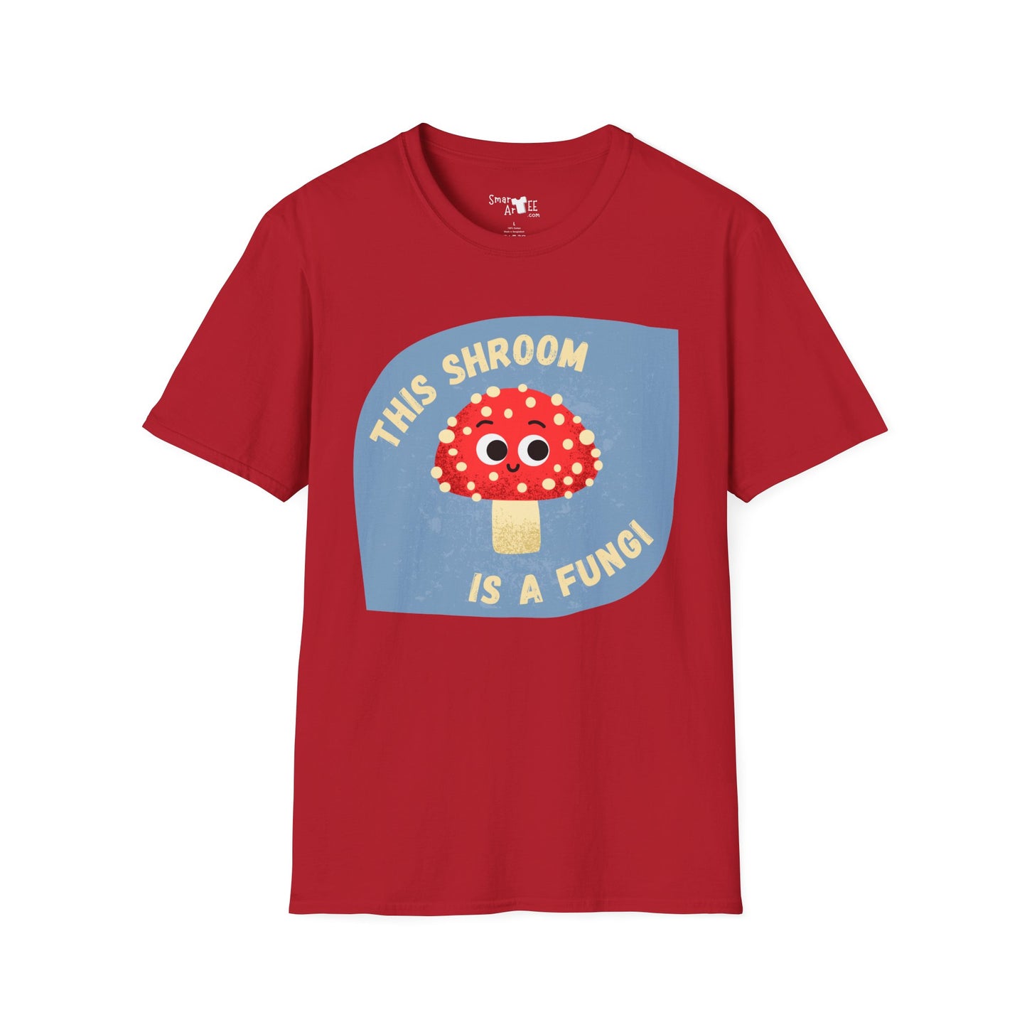 Playful Mushroom T-Shirt, Funny Tee for Nature Lovers, Unisex Graphic Shirt, Cute Gift for Friends, Casual Wear, Eco-Friendly Apparel