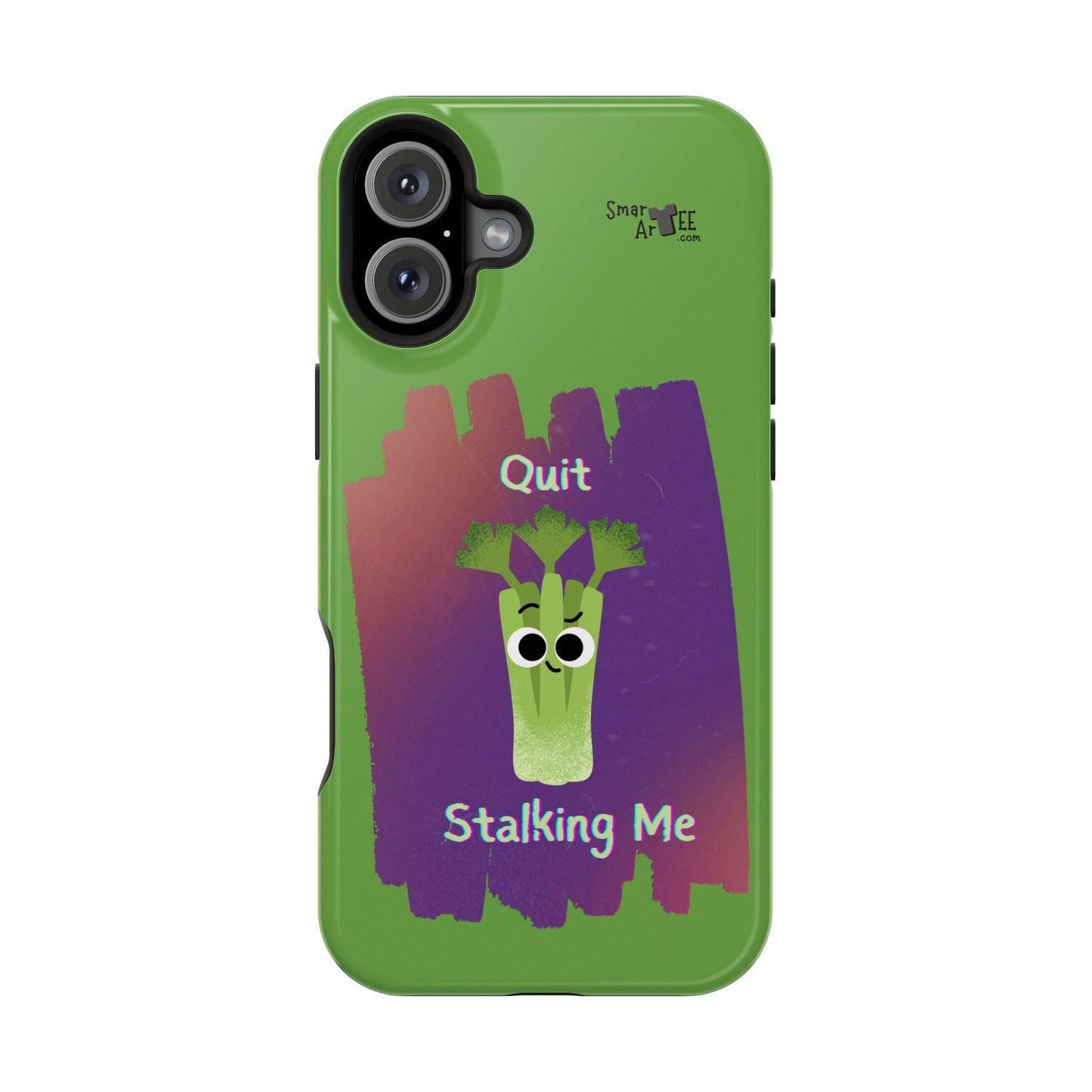 Cute Celery Pun Phone Case, Quirky Impact-Resistant Cell Phone Cover, Gift for Veggie Lovers, Fun Accessories for Friends