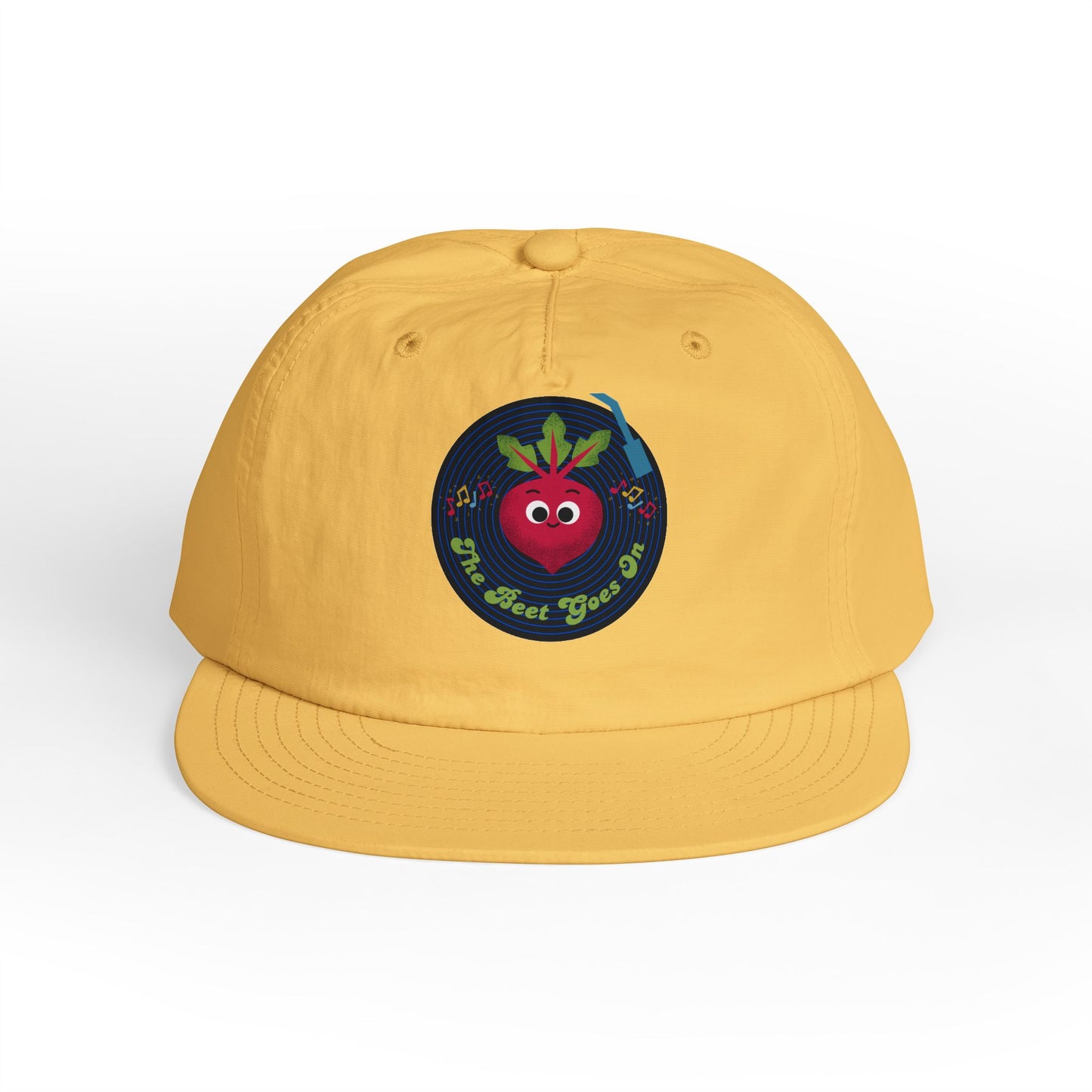 Surf Cap with Fun The Beet Goes On Pun Design, Cool Beach Hat, Perfect for Surfing, Gifts for Beach Lovers, Summer Accessories