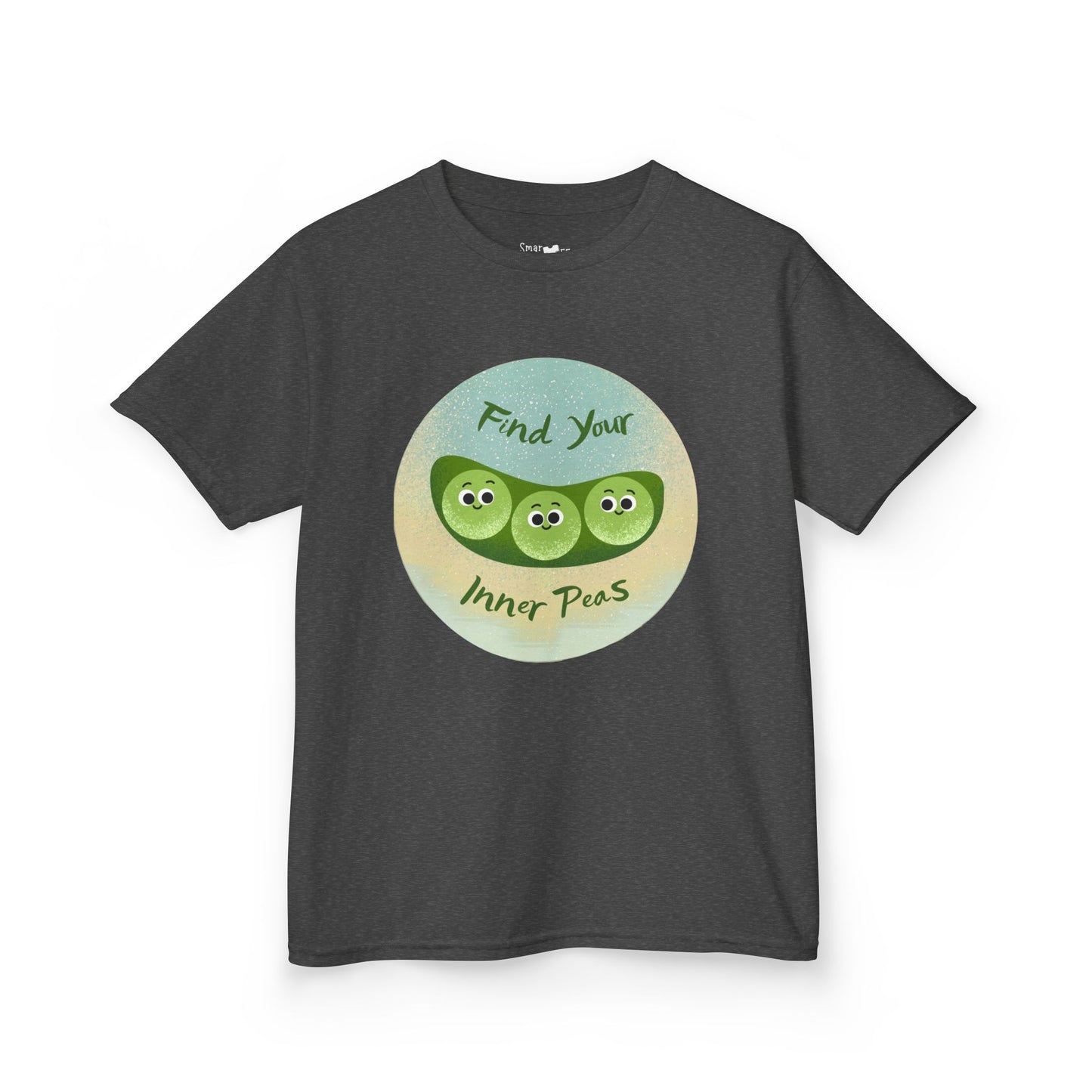 Kids Shirt with 'Find Your Inner Peas' Design, Fun & Relaxed Wear for Playtime, Perfect Gift for Kids, Summer Outfits, Funny Gift Idea
