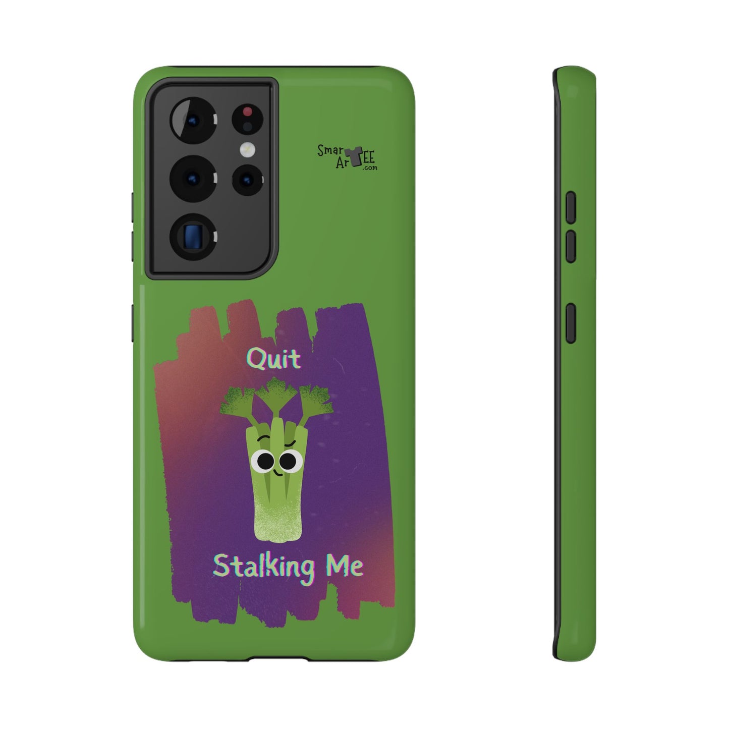Cute Celery Pun Phone Case, Quirky Impact-Resistant Cell Phone Cover, Gift for Veggie Lovers, Fun Accessories for Friends