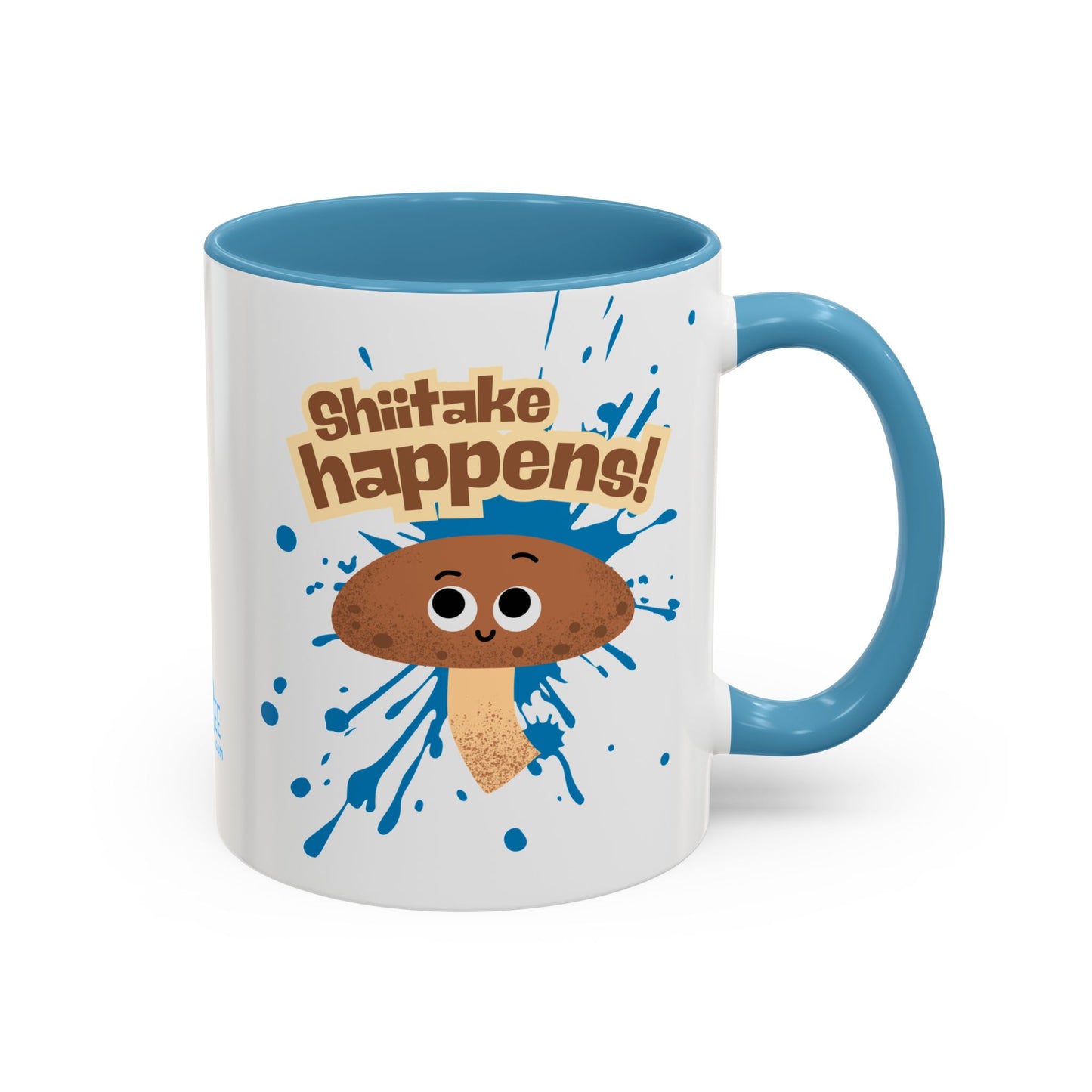Shiitake Happens Coffee Mug, Funny Mushroom Mug, Cute Kitchen Gift, Coffee Lover Gift, Quirky Home Decor, Holiday Gift Idea