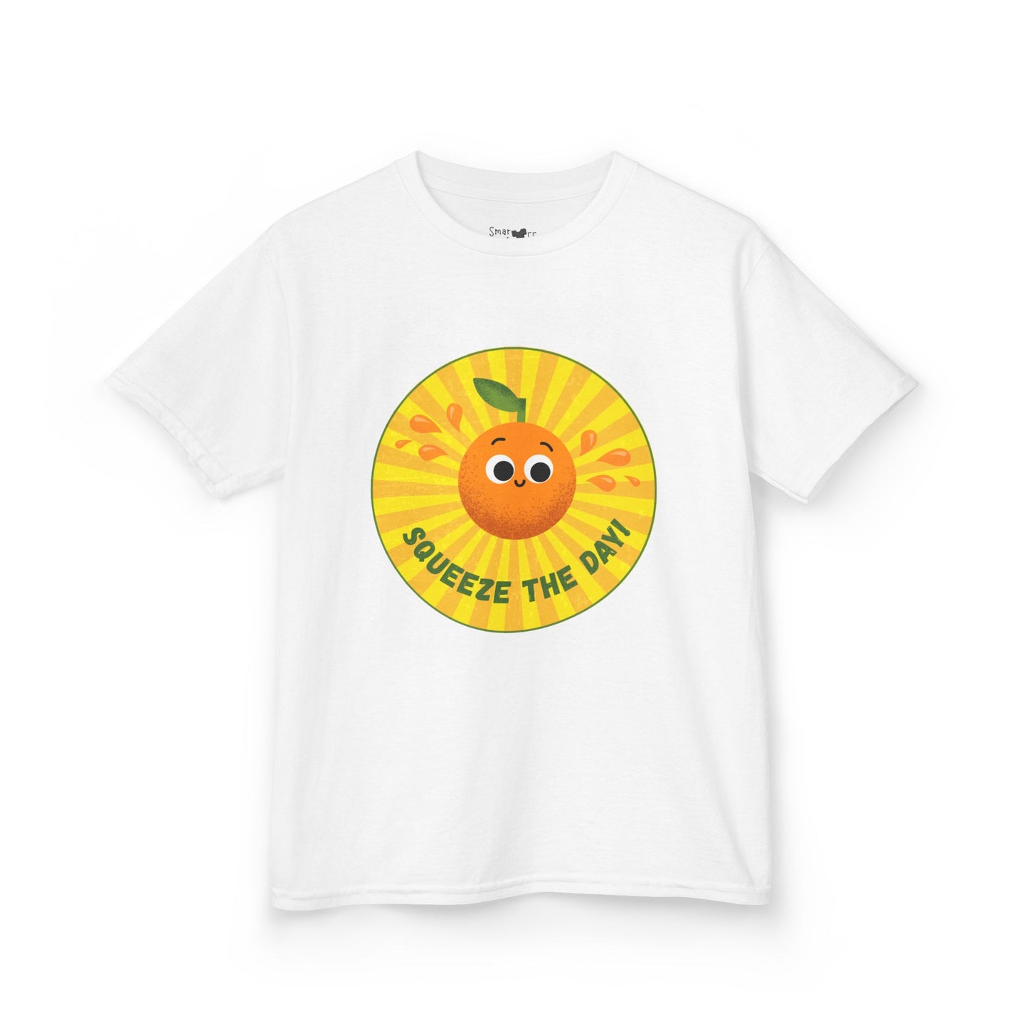 Kids Squeeze the Day Tee, Fun Cotton Shirt for Boys & Girls, Cute Summer Outfit, Kid's Playwear, Children’s Gift Tee
