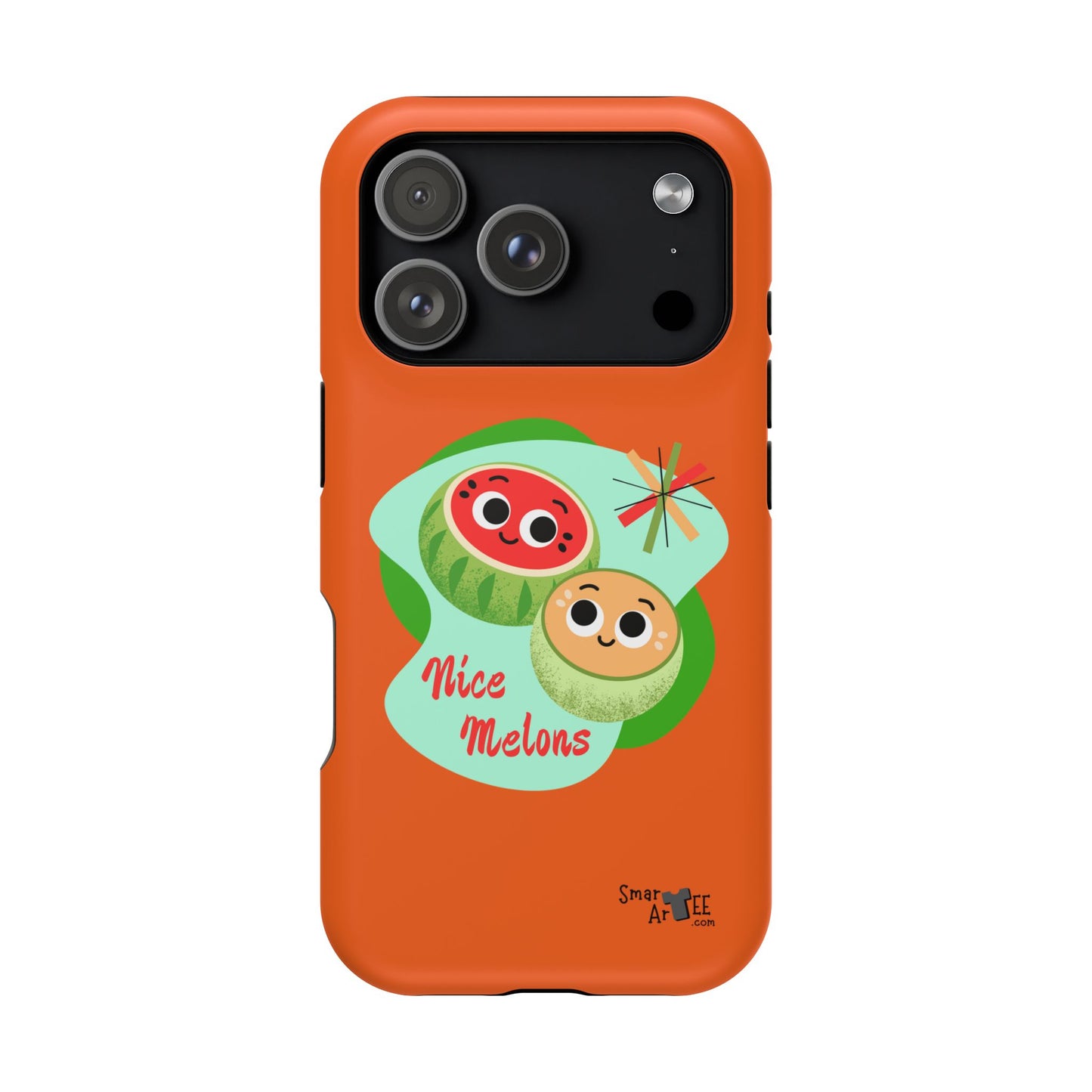 Cute Fruit Phone Case - Nice Melons Design, Impact-Resistant, Fun Gift for Kids, Phone Accessories for Celebrations, Fruit Lovers