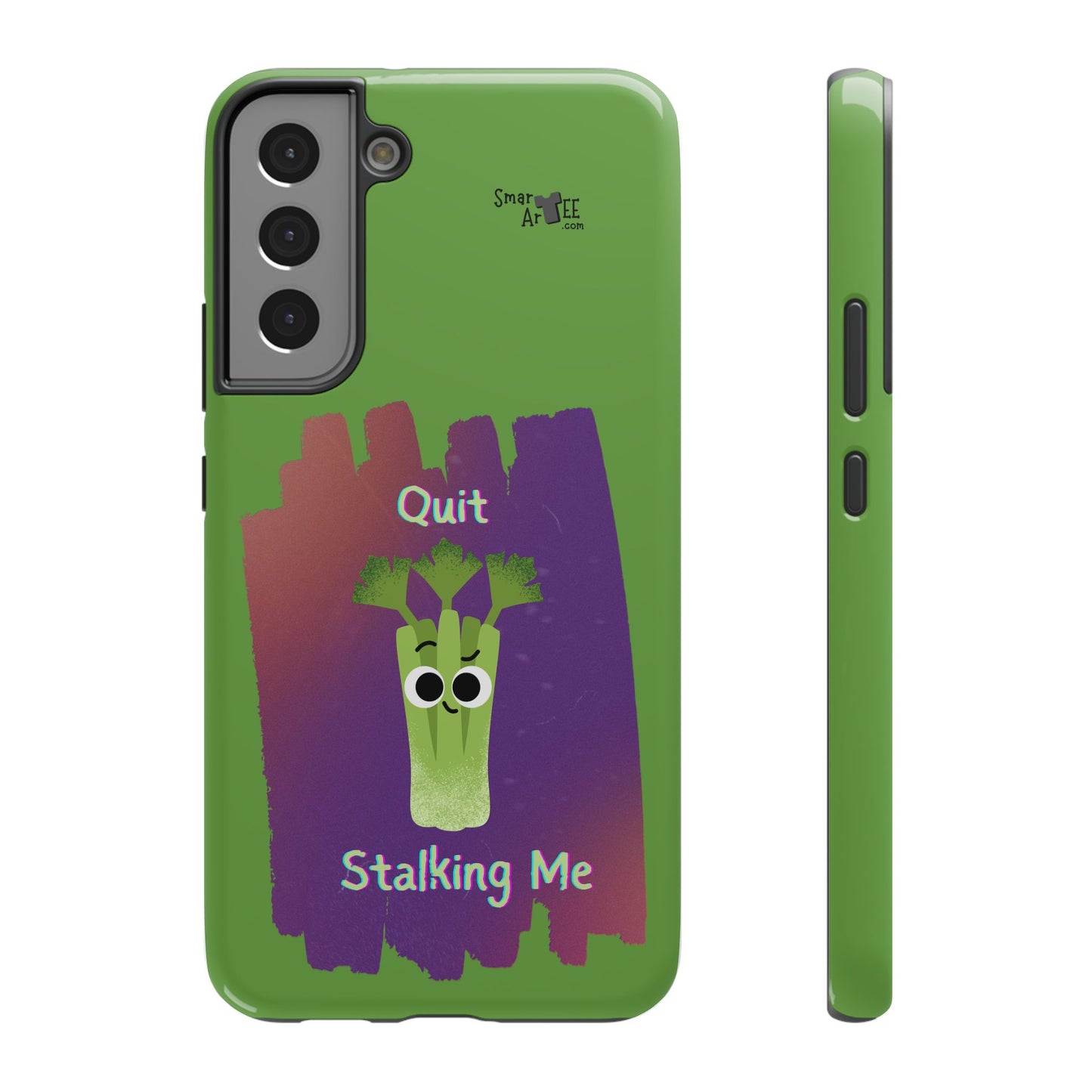 Cute Celery Pun Phone Case, Quirky Impact-Resistant Cell Phone Cover, Gift for Veggie Lovers, Fun Accessories for Friends