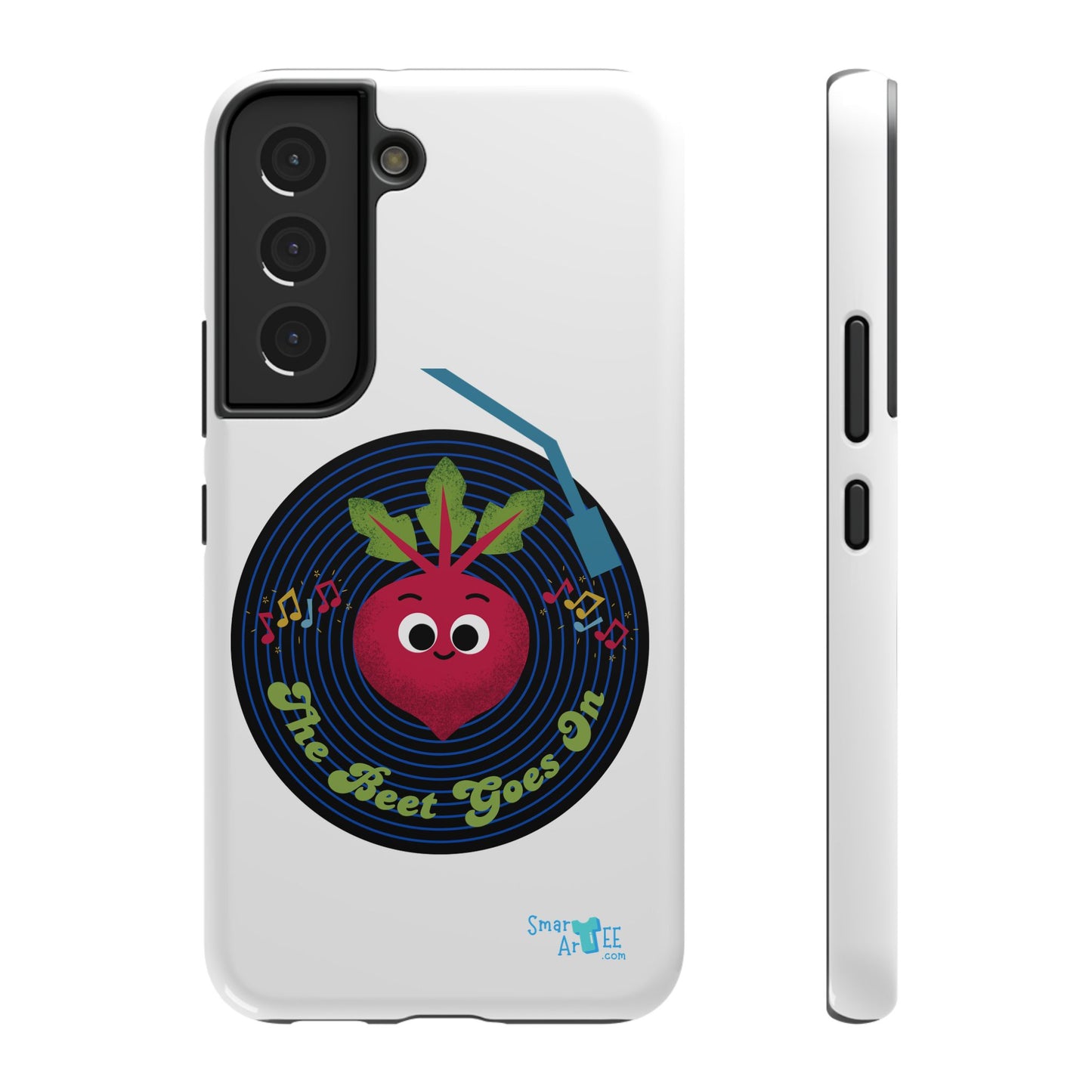 Fun Impact-Resistant Phone Cases - Unique Phone Accessories, Beet Pun Themed, Holiday Present