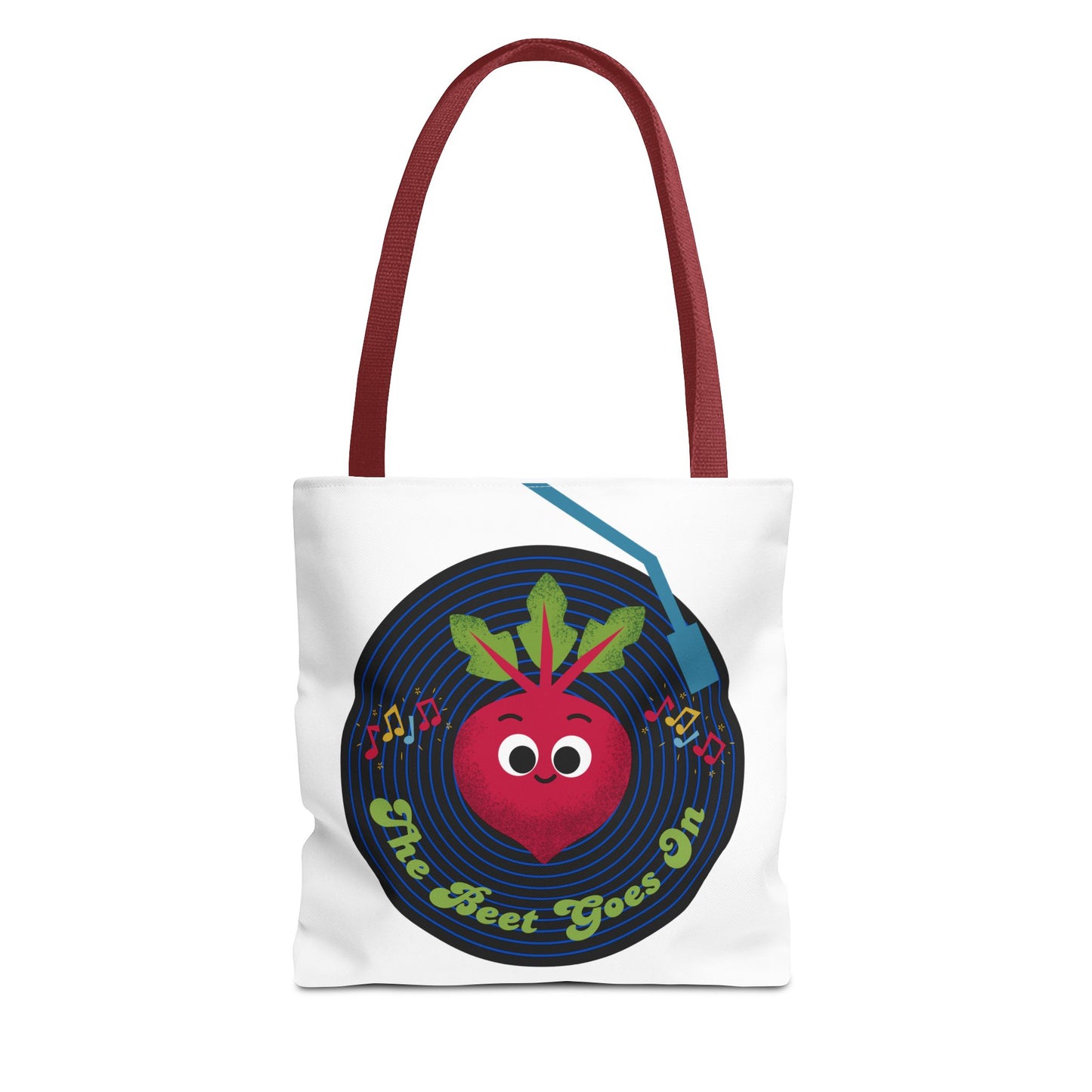 Musical Beet Tote Bag - Stylish Eco-Friendly Shopper, Fun Gift for Veggie Lovers, Perfect for Grocery Runs, Festivals, and Birthdays