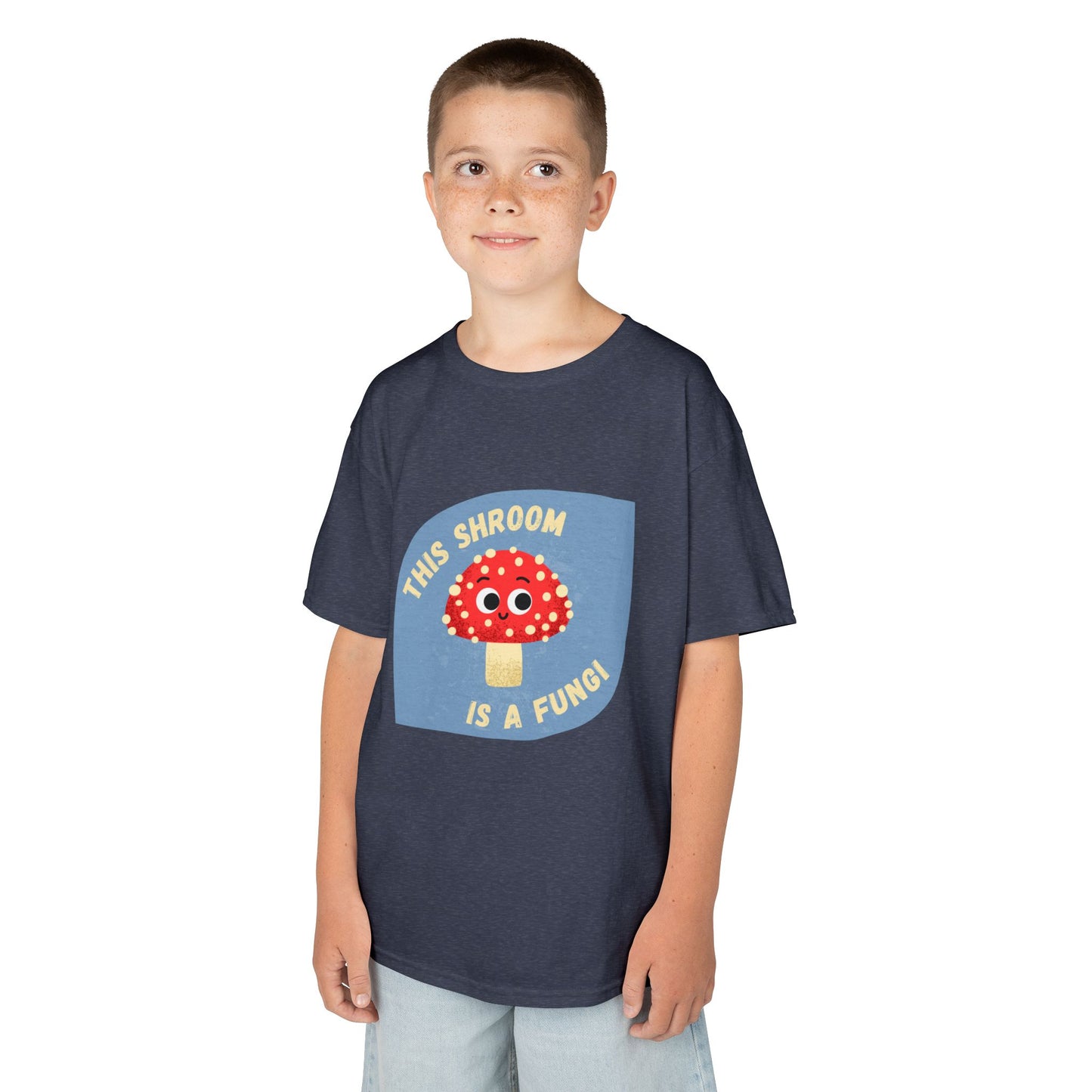 Funny Fungi Kids Shirt, Cute Kids Tee, Mushroom Graphic Shirt, Playful Tee for Children, Perfect Gift for Young Nature Lovers
