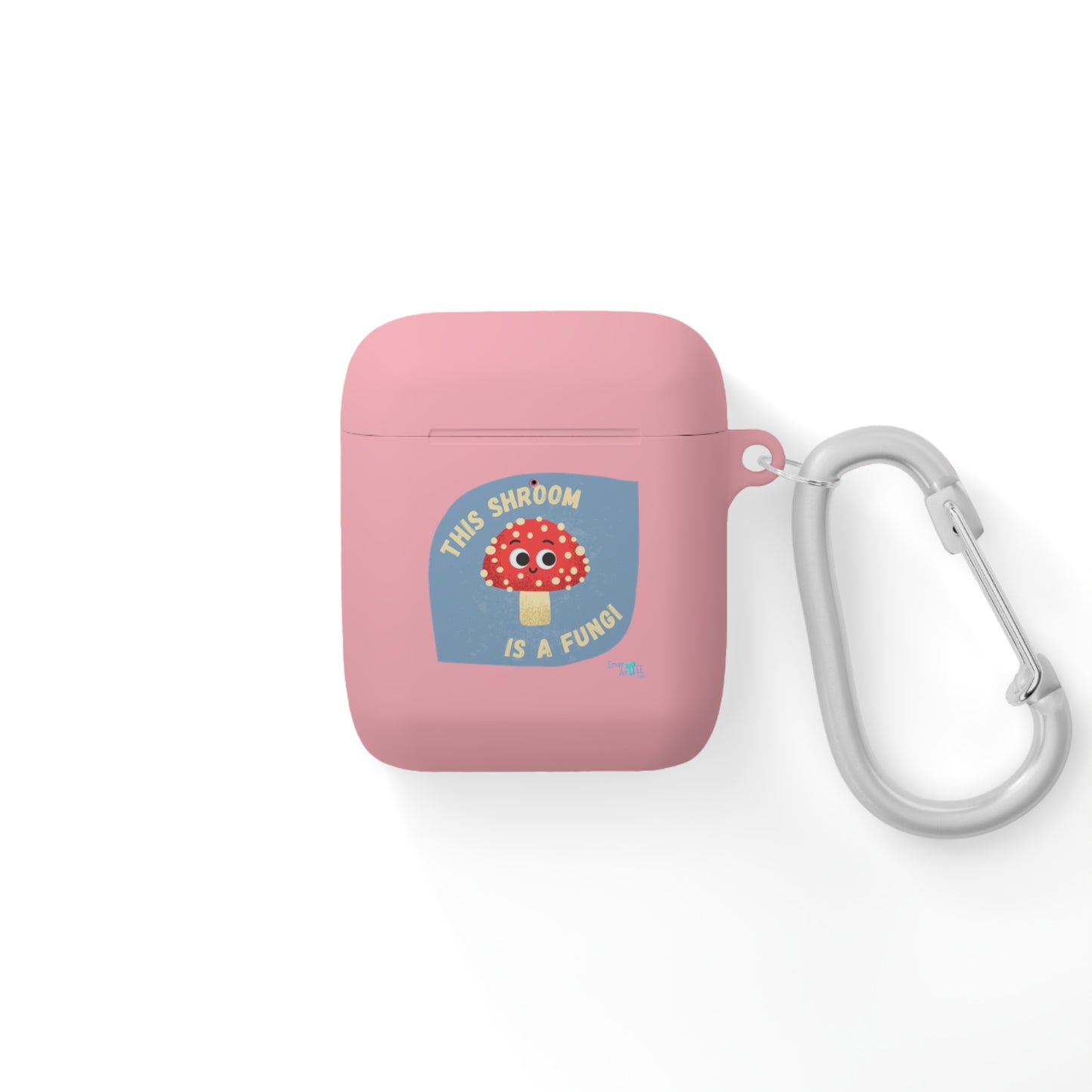 Cute Mushroom AirPods Case Cover, Fun Gift for Music Lovers, Personalized Accessory for AirPods, Shroom Design, Trendy Gadget Holder