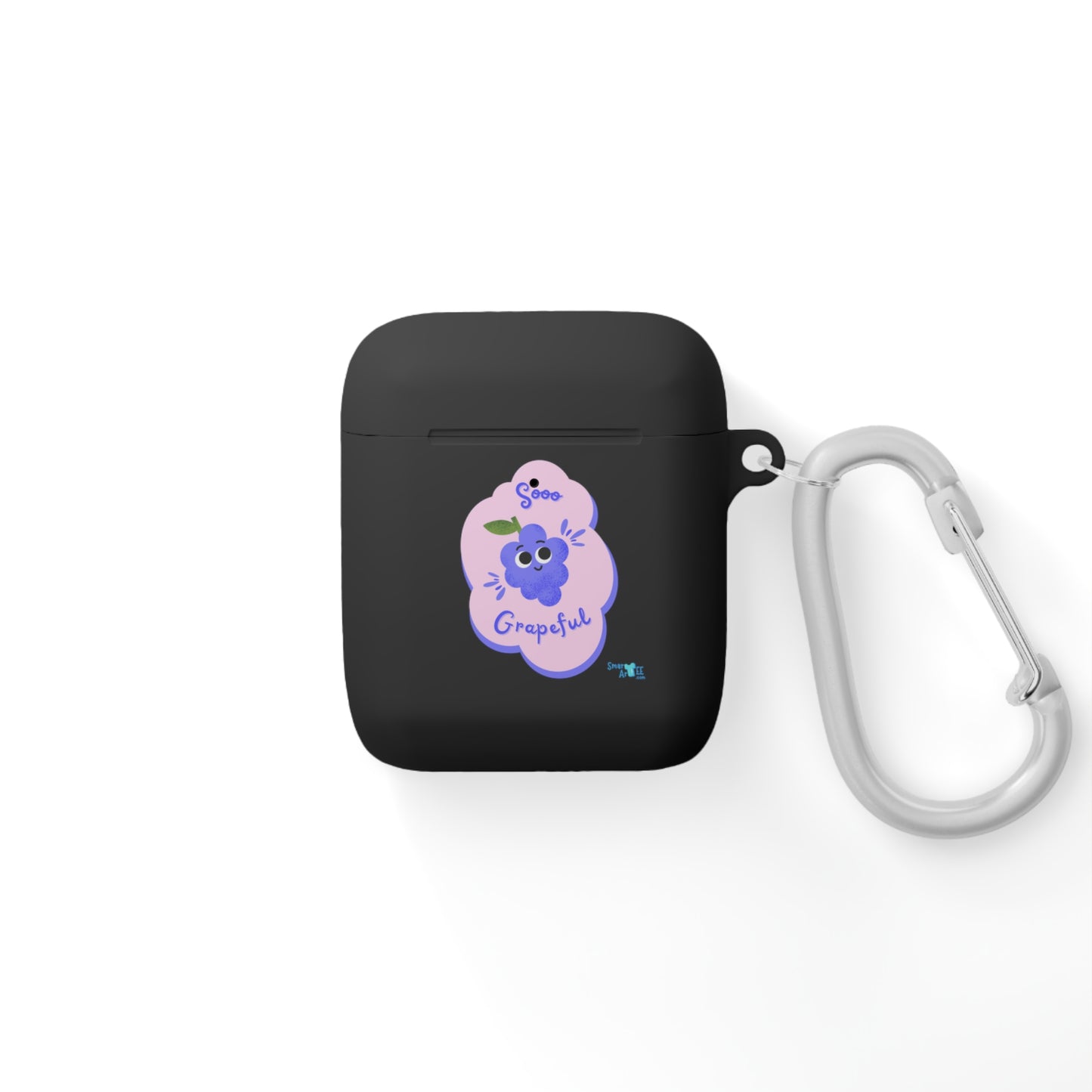 AirPods Case Cover - 'Stay Grapeful' Design, Cute Accessory for AirPods, Perfect Gift for Friends, Unique AirPods Cover, Fun Tech