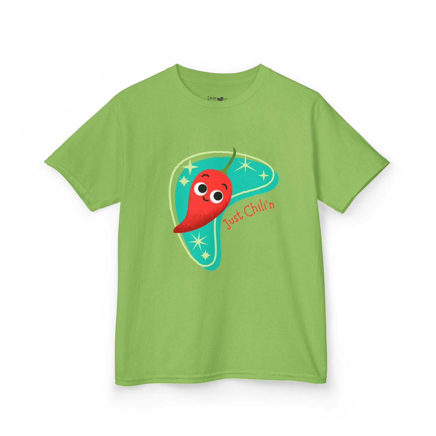 Chill'n Kids Tee - Just Chili'n Pepper Pun Gift for Kids, Summer Outfit, Cute Designer Tee, Everyday Wear, Playtime Shirt
