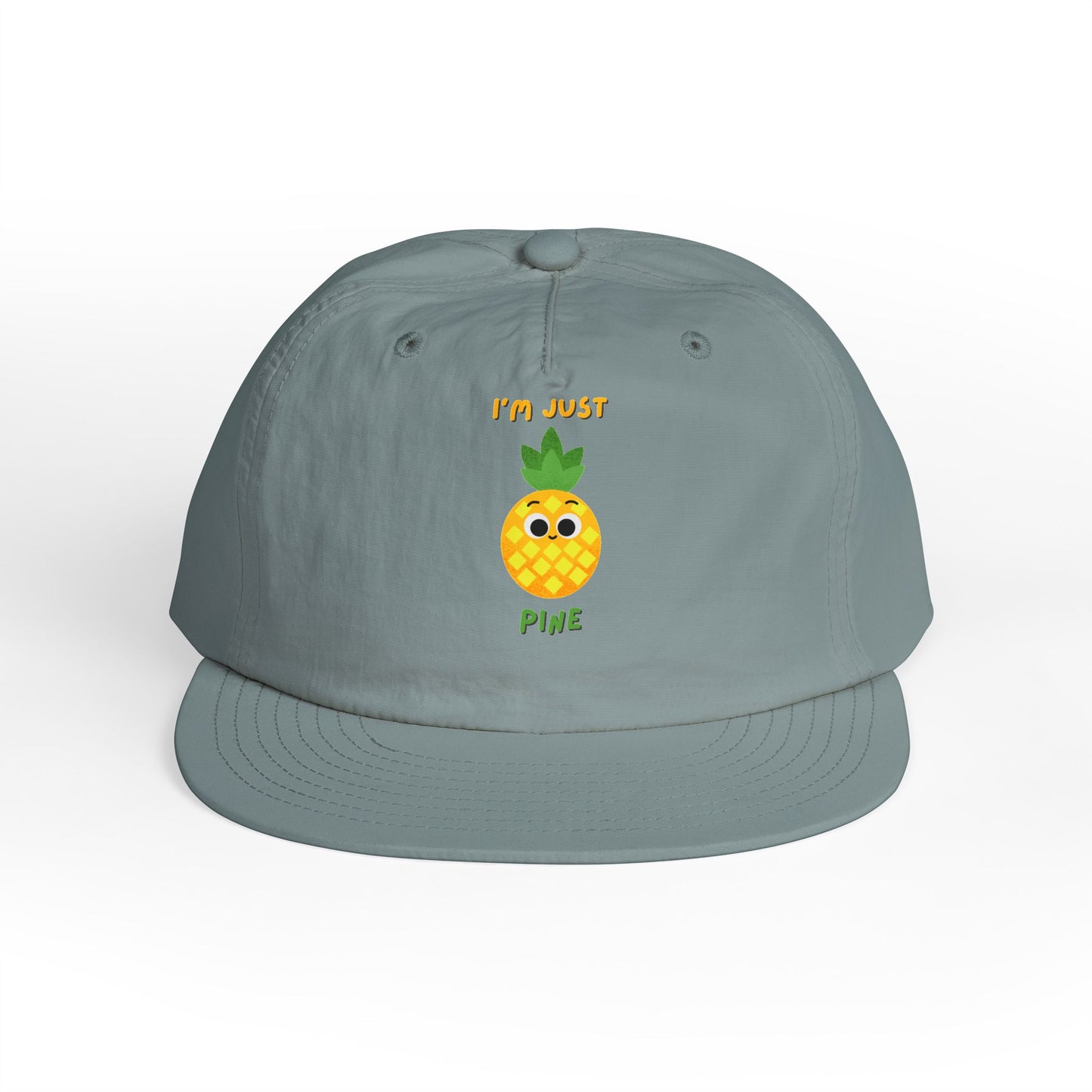 Pineapple Pun Surf Cap - Fun Beachwear, Summer Accessory, Vacation Hat, Gift for Surfers, Casual Style