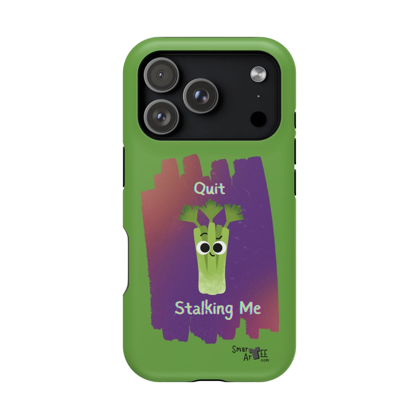 Cute Celery Pun Phone Case, Quirky Impact-Resistant Cell Phone Cover, Gift for Veggie Lovers, Fun Accessories for Friends