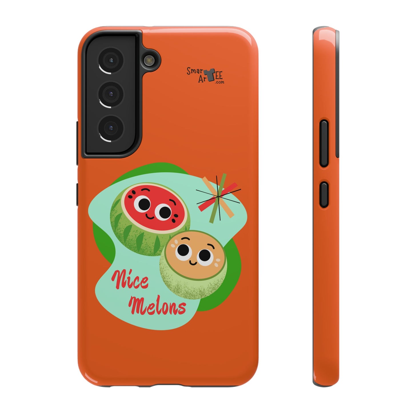 Cute Fruit Phone Case - Nice Melons Design, Impact-Resistant, Fun Gift for Kids, Phone Accessories for Celebrations, Fruit Lovers