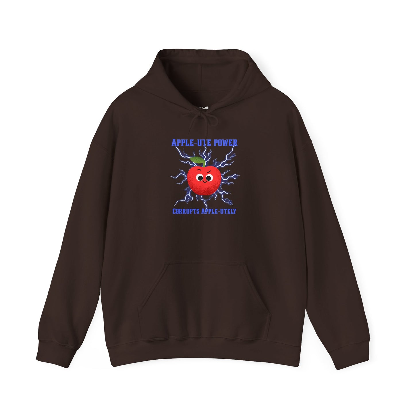 Apple Eye Power Unisex Hoodie - Fun Gift for Apple Lovers, Casual Wear, Fall Fashion, Eco-Friendly Hoodie, Cute Gift Idea