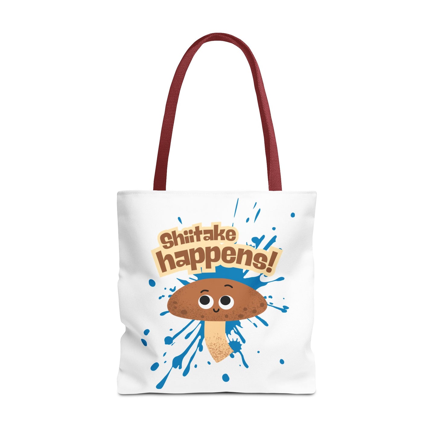 Funny Shiitake Mushroom Tote Bag, Humorous Eco-Friendly Shopping Bag, Perfect Gift for Fun-Lovers, Mushroom Lover Gift, Quirky Reusable Tote