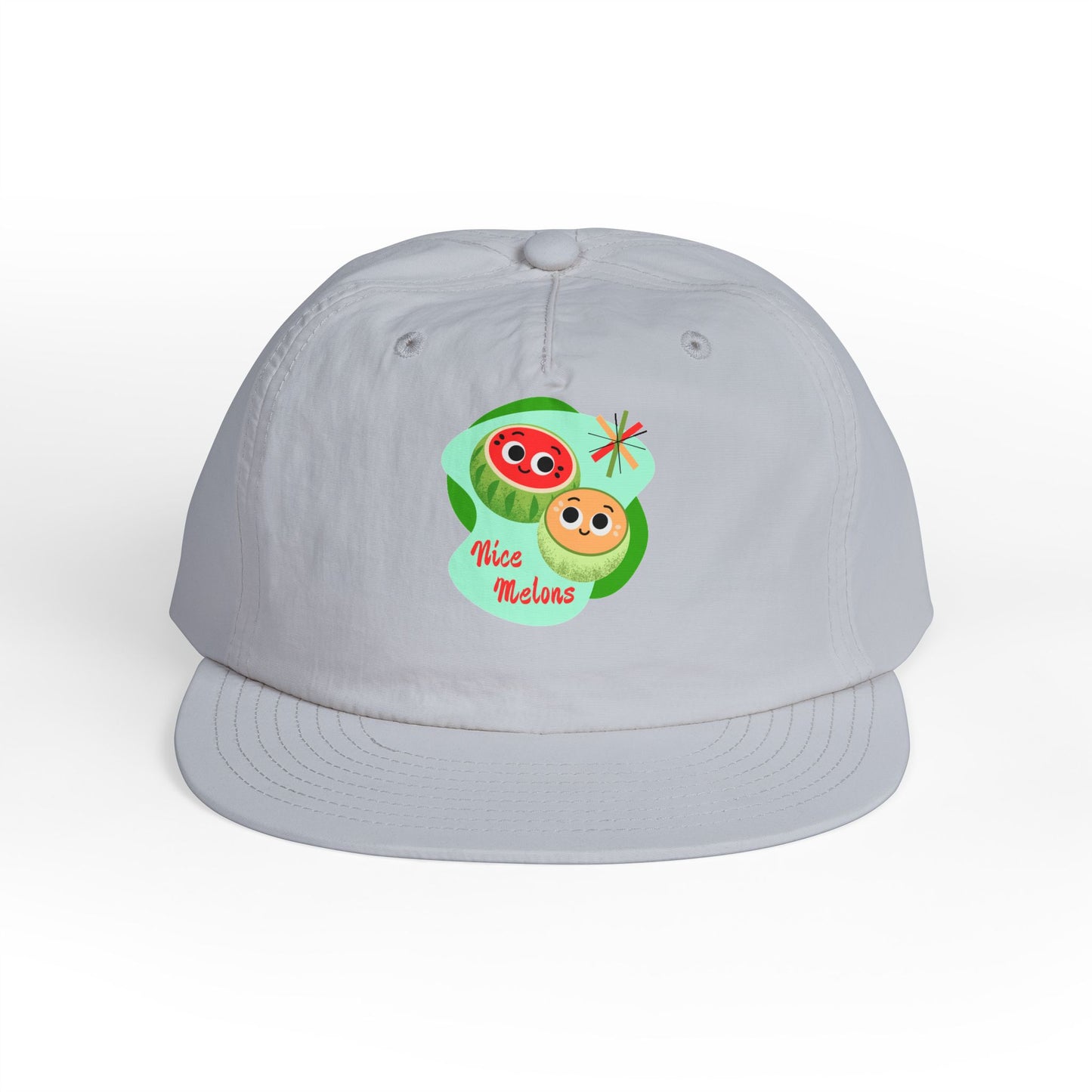 Cute Surf Cap, Summer Hat, Beach Cap, Funny Cap, Gift for Surfers, Nice Melons Graphic