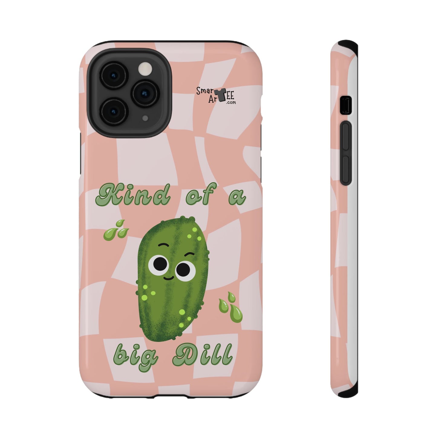 Cute Cucumber Phone Case, Funny Phone Case, Gift for Vegetable Lovers, Quirky Mobile Accessories, Summer Vibes, Kind of a Big Dill
