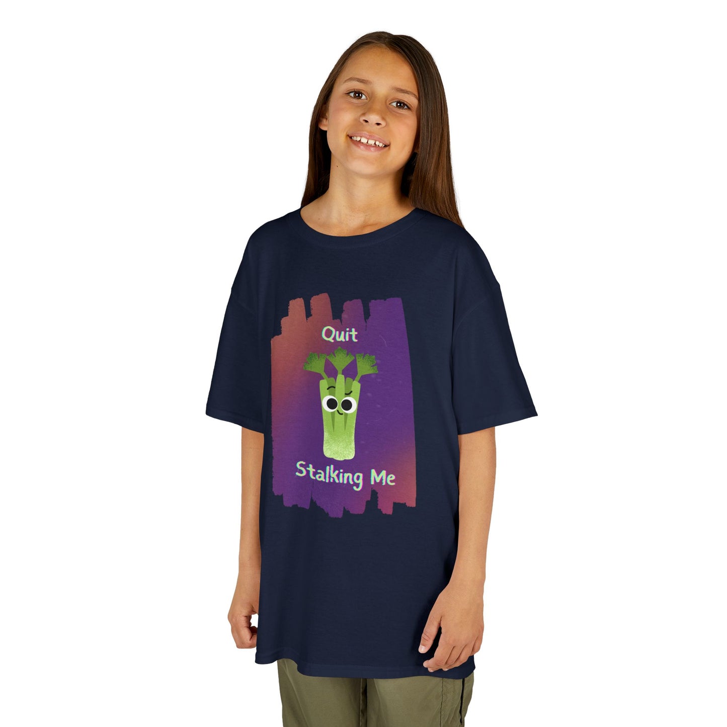 Funny Kids Tee - "Quit Stalking Me" - Cute Graphic Shirt for Kids, Gift for Birthdays, Playdates, Humor Tee