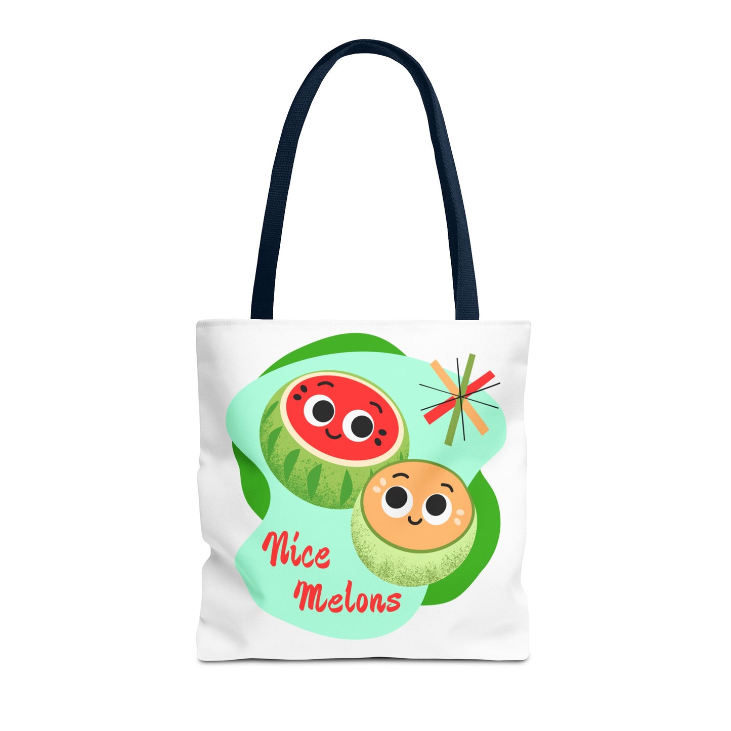Cute Fruit Tote Bag, Nice Melons Design, Summer Essentials, Grocery Shopping, Beach Day, Gift for Fruit Lovers