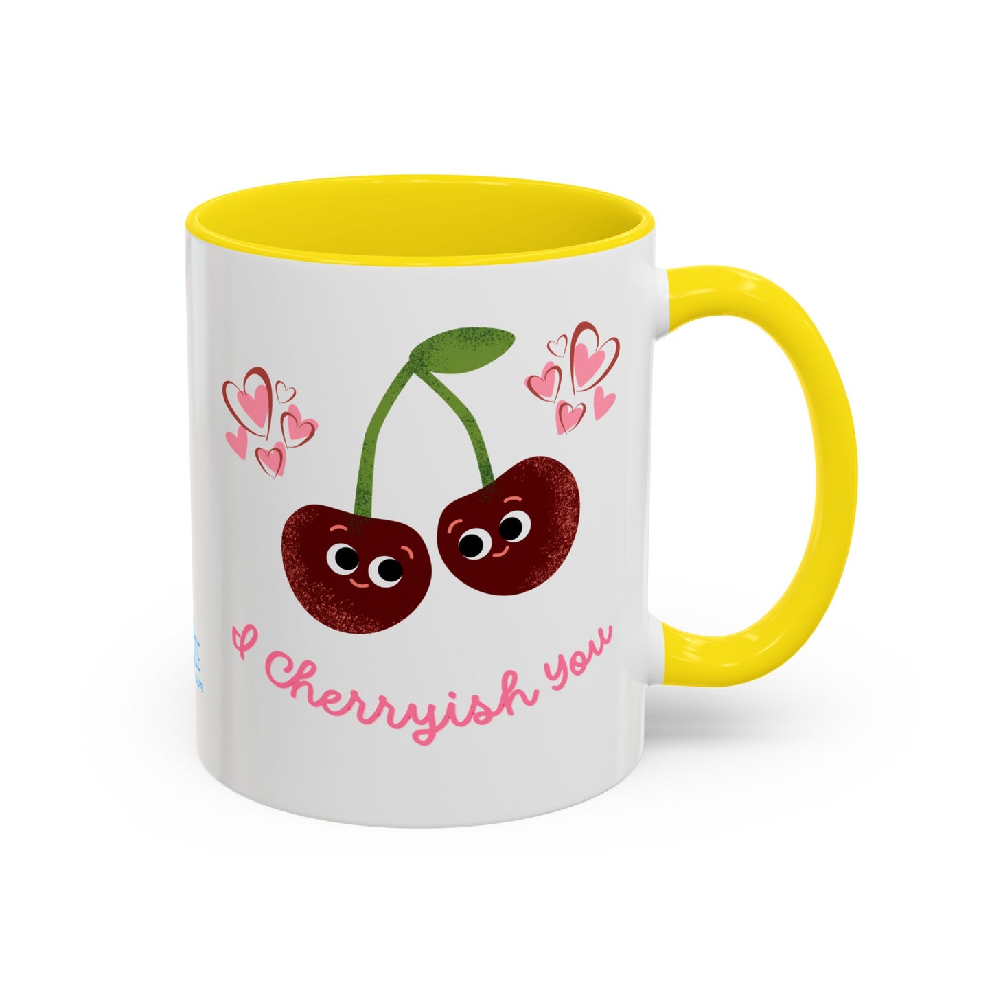 Cute Cherryish Coffee Mug, Cherry Mug, Love Mug, Valentine's Day Gift, Friendship Gift, Cute Coffee Lover's Gift