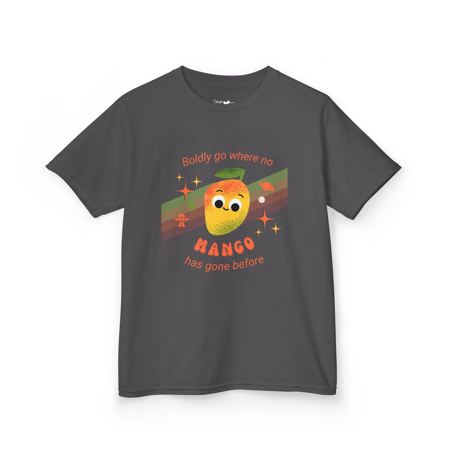 Mango Adventure Kids Tee, Fun Summer Shirt, Cute Gift for Kids, Playful Cotton Tee, Birthday Gift Idea