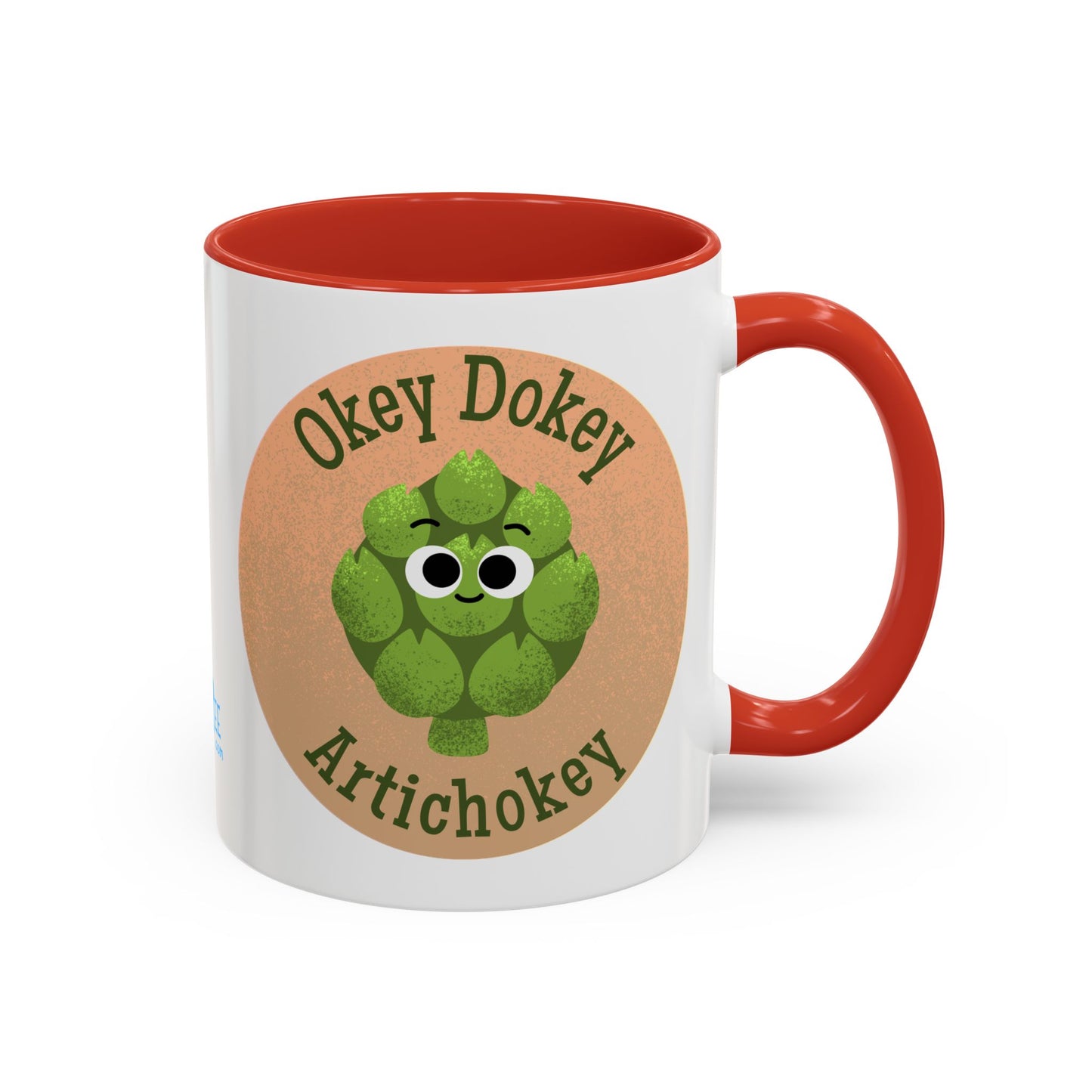 Whimsical Artichoke Coffee Mug, Punny Kitchen Gift, Cute Plant Lover Mug, Unique Coffee Cup, Funny Gift for Him/Her