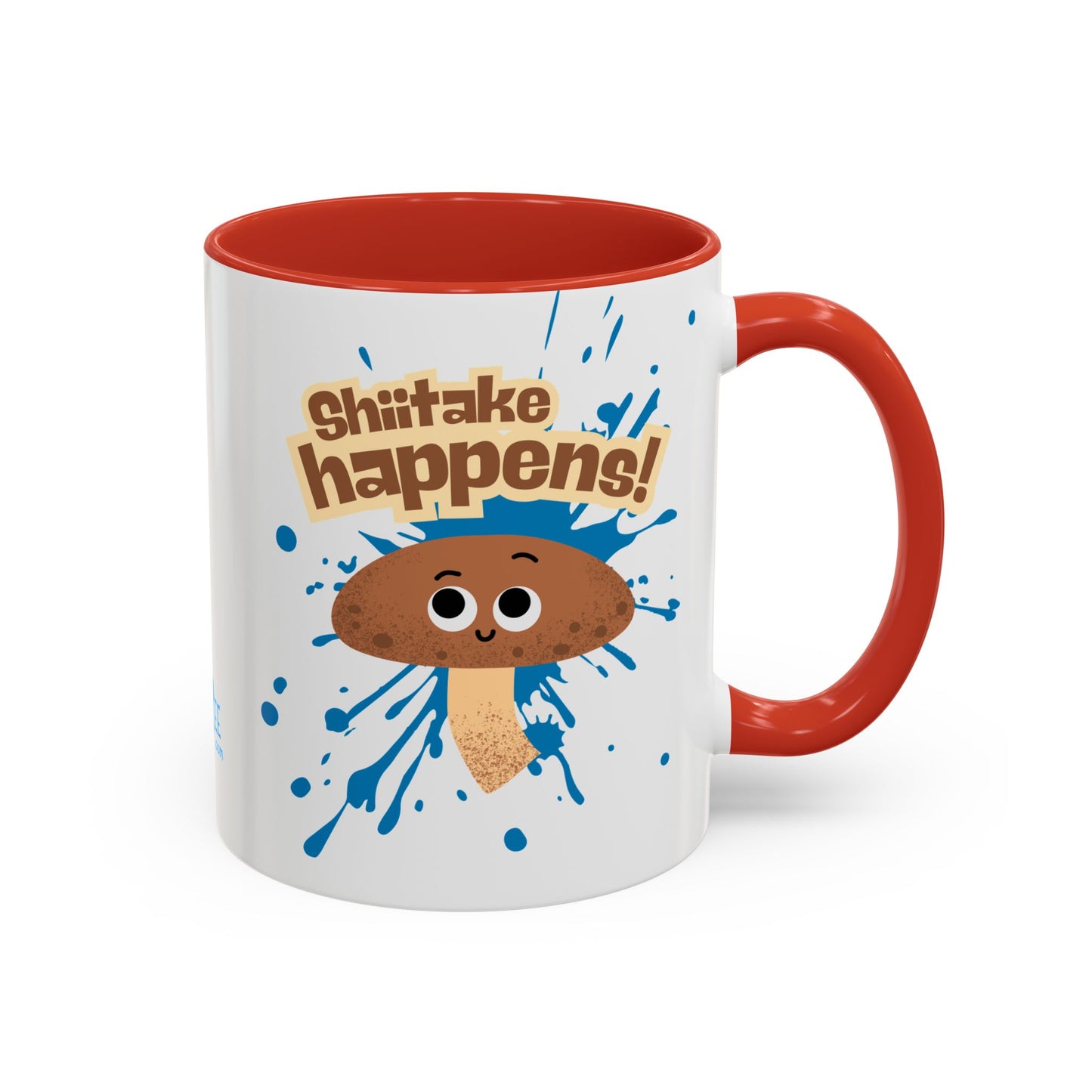 Shiitake Happens Coffee Mug, Funny Mushroom Mug, Cute Kitchen Gift, Coffee Lover Gift, Quirky Home Decor, Holiday Gift Idea
