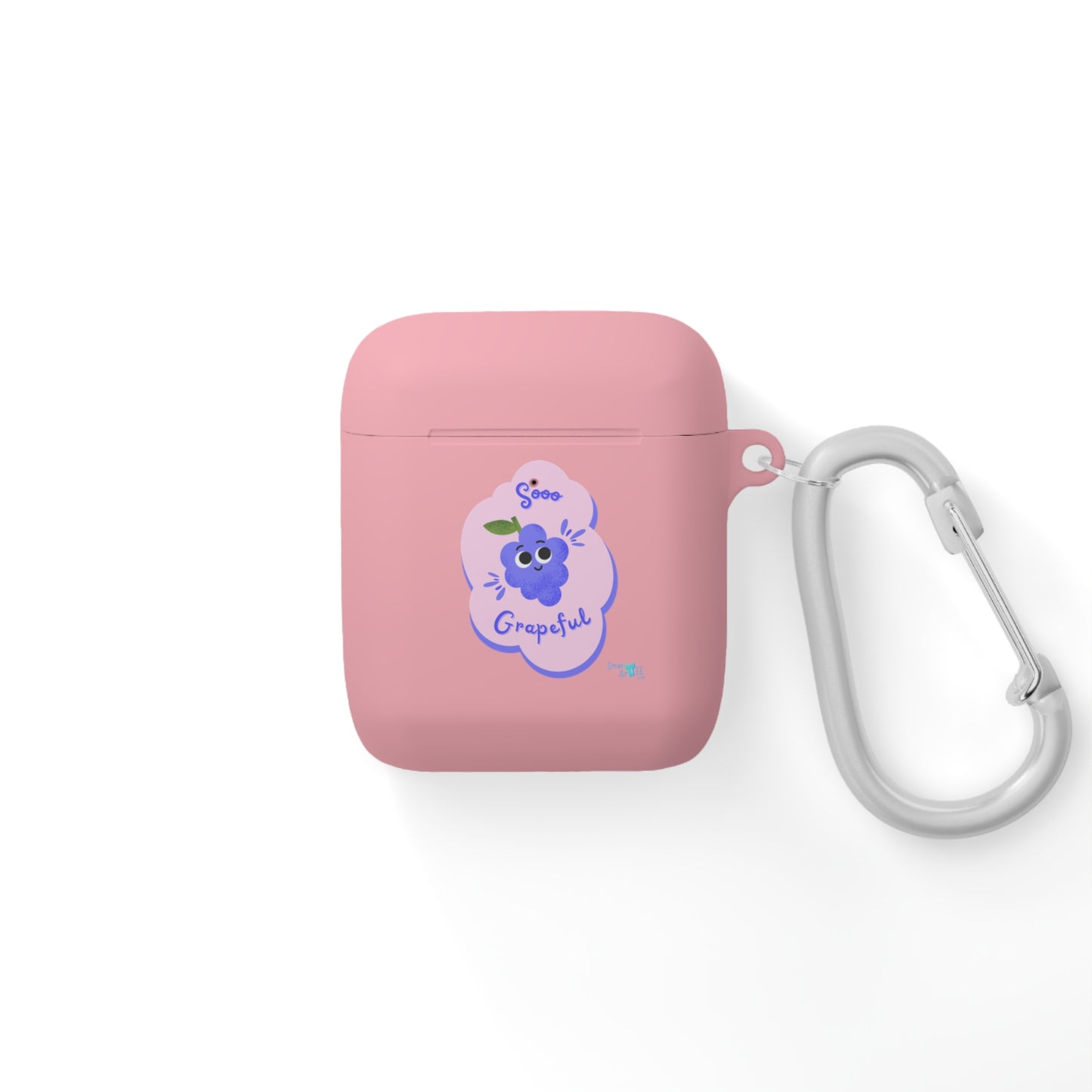 AirPods Case Cover - 'Stay Grapeful' Design, Cute Accessory for AirPods, Perfect Gift for Friends, Unique AirPods Cover, Fun Tech