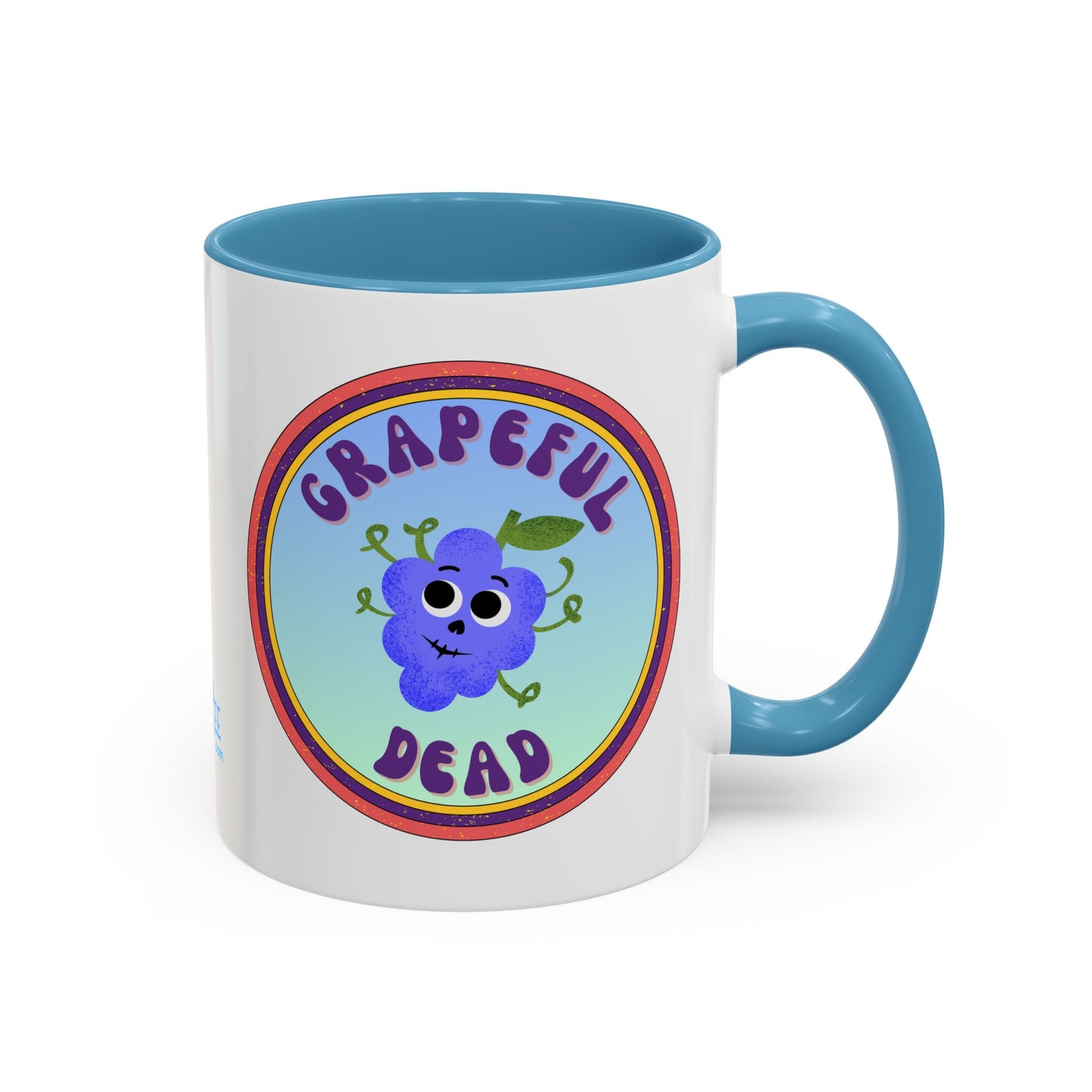 Grateful Dead Inspired Accent Coffee Mug, Fun Gift for Music Lovers, Unique Home Decor, Vibrant Coffee Mug, Collectible Gift for Occasions