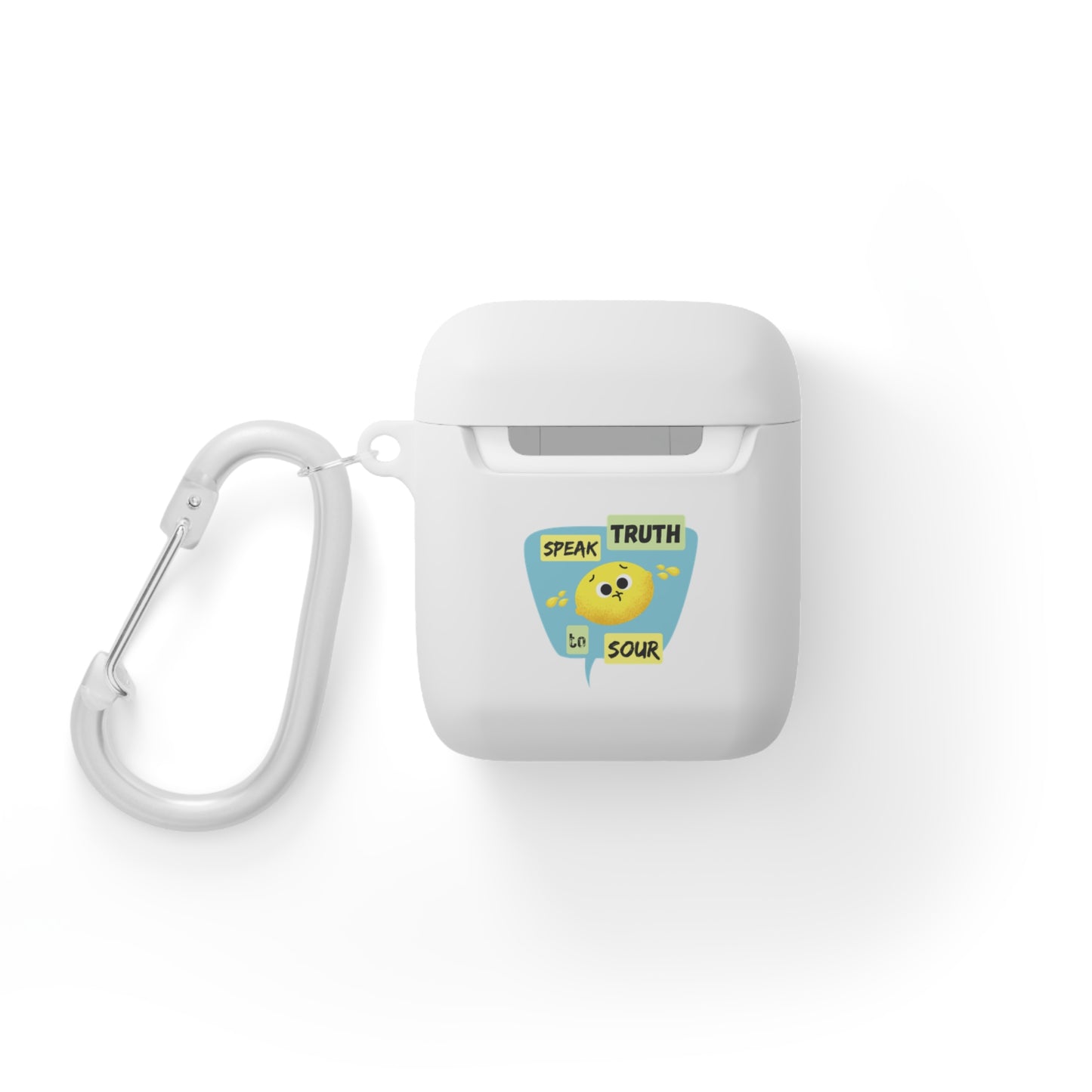 Colorful AirPods Case Cover - Speak Truth to Sour, Cute Gift for Music Lovers, AirPods Accessories, Fun Tech Gift, Unique Earbud Case