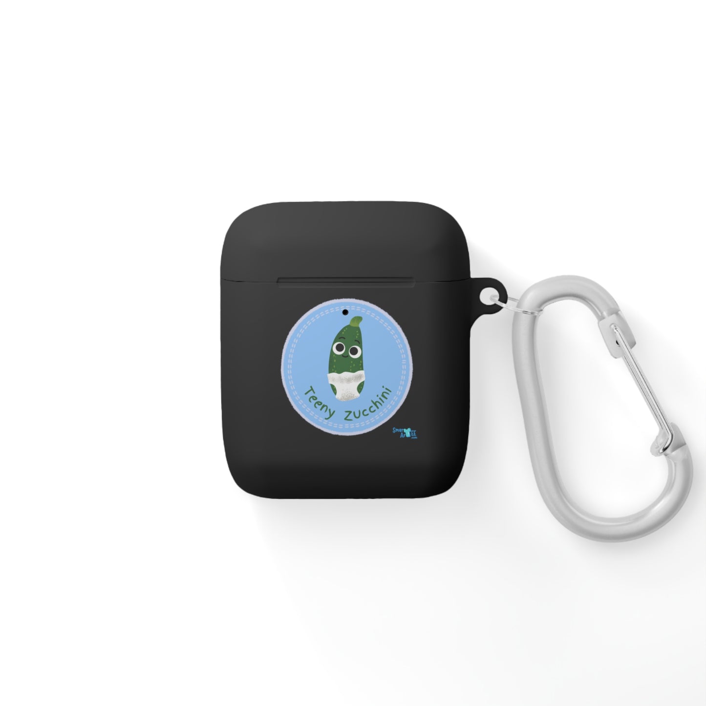 Cute Zucchini AirPods Case Cover, Funny AirPods Holder, Vegetable AirPods Skin, Greenery Gift, Cartoon Tech Accessory