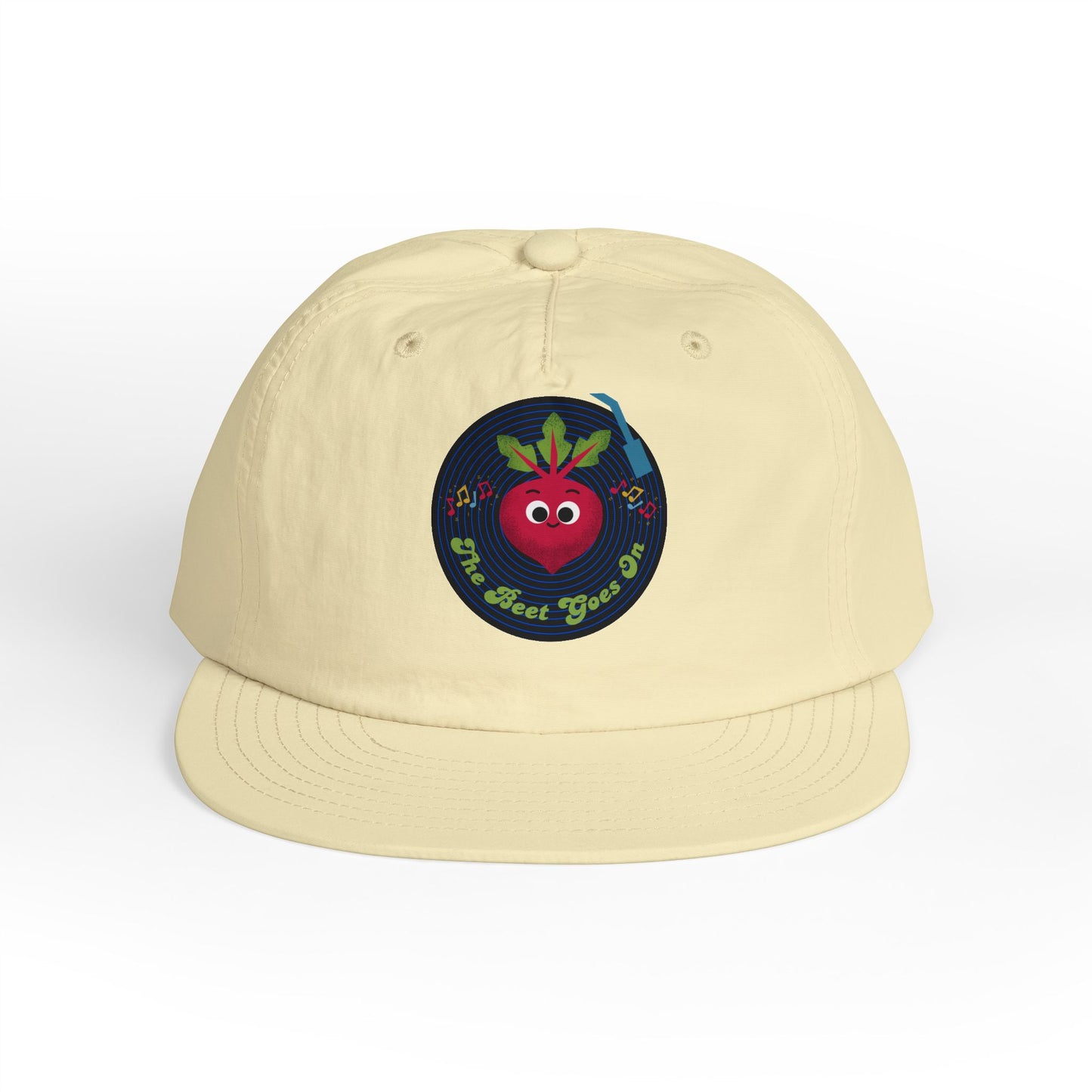 Surf Cap with Fun The Beet Goes On Pun Design, Cool Beach Hat, Perfect for Surfing, Gifts for Beach Lovers, Summer Accessories