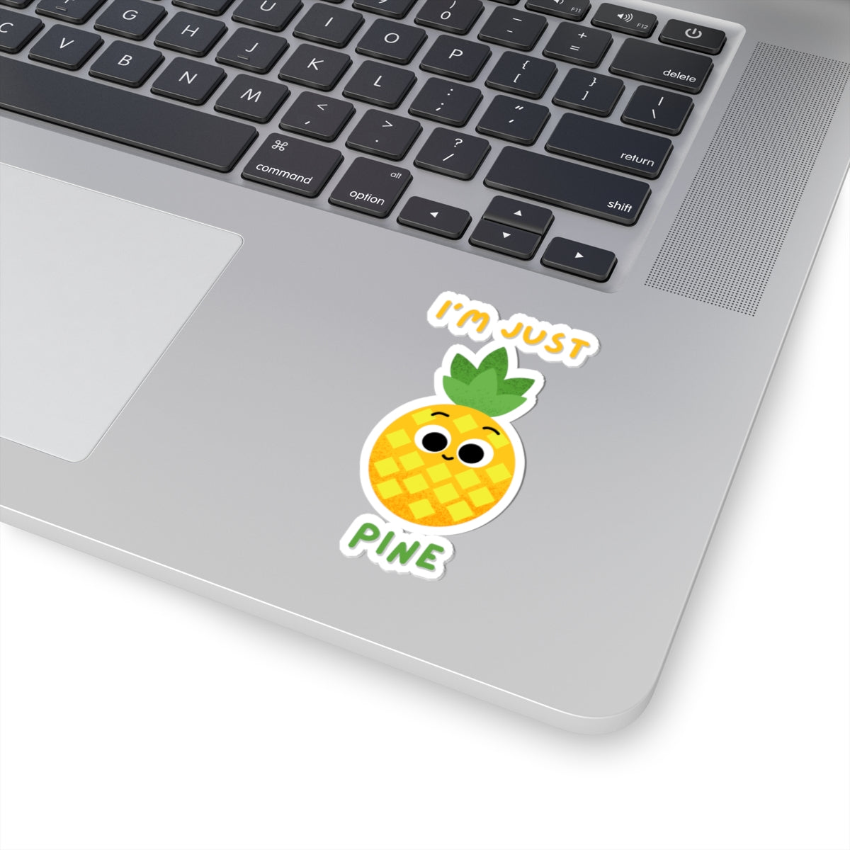 Cute Pineapple Kiss-Cut Stickers | Fun Laptop Decor, Gifts for Friends, Tropical Vibe, Kids' Crafts, Summer Celebrations