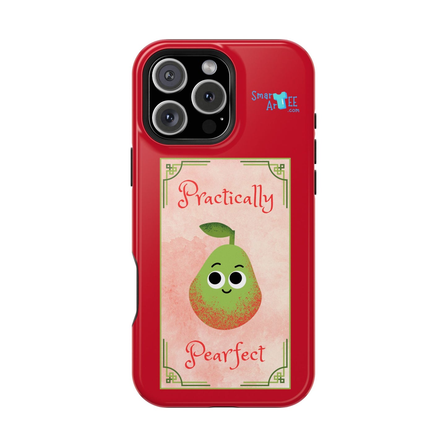 Cute Impact-Resistant Phone Case - Practically Pearfect, Fun Gift for Kids, Durable Phone Cover, Unique Phone Accessory, Youthful Style