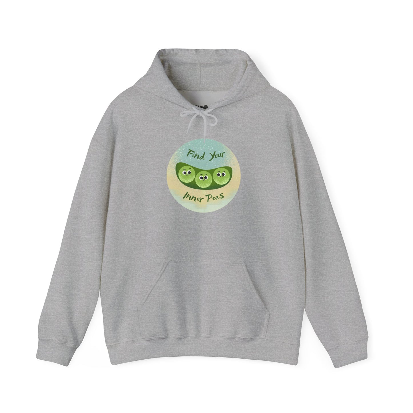 Find Your Inner Peas Hoodie | Comfy Apparel, Gift for Fun Lovers, Casual Wear, Motivational Hoodie
