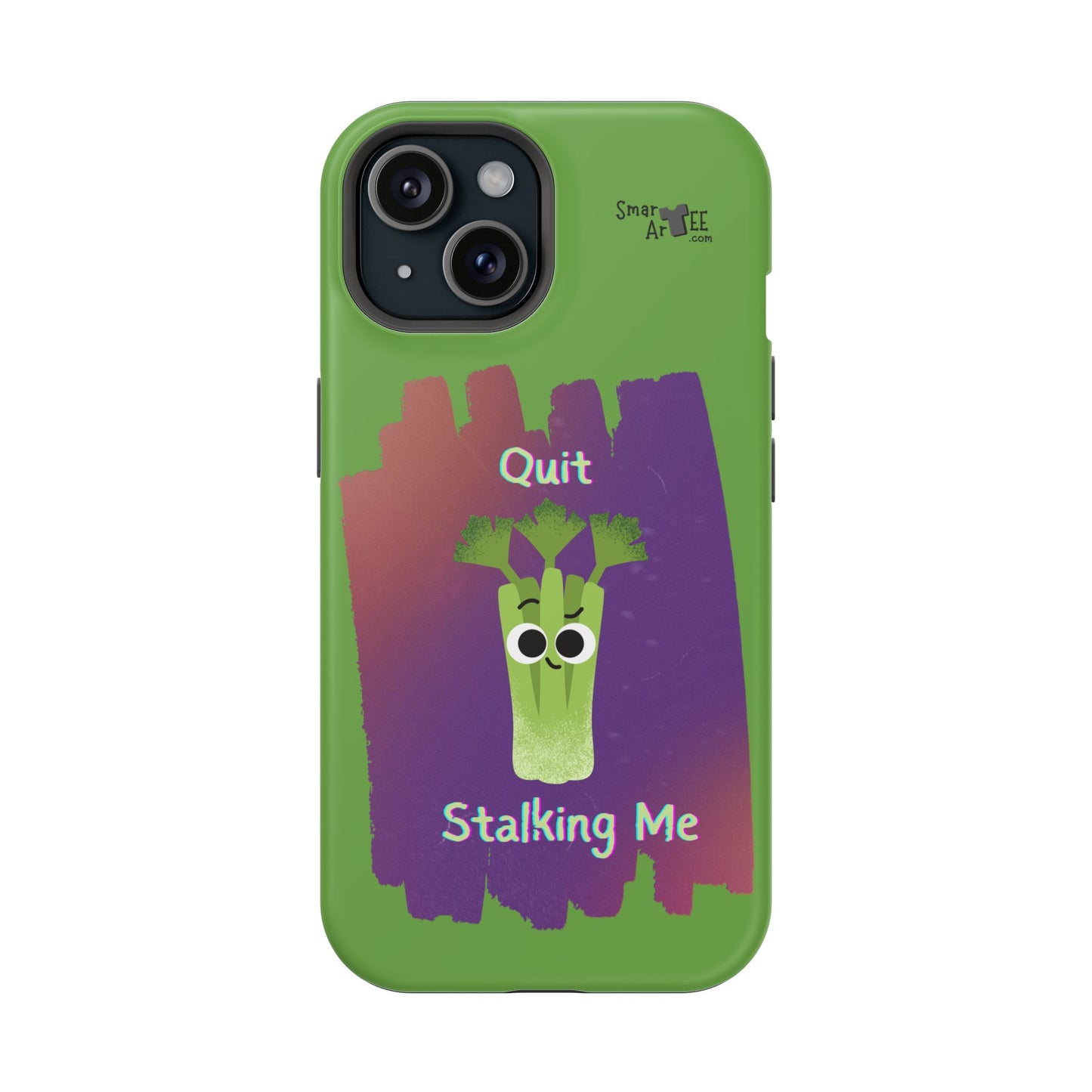 Cute Celery Pun Phone Case, Quirky Impact-Resistant Cell Phone Cover, Gift for Veggie Lovers, Fun Accessories for Friends